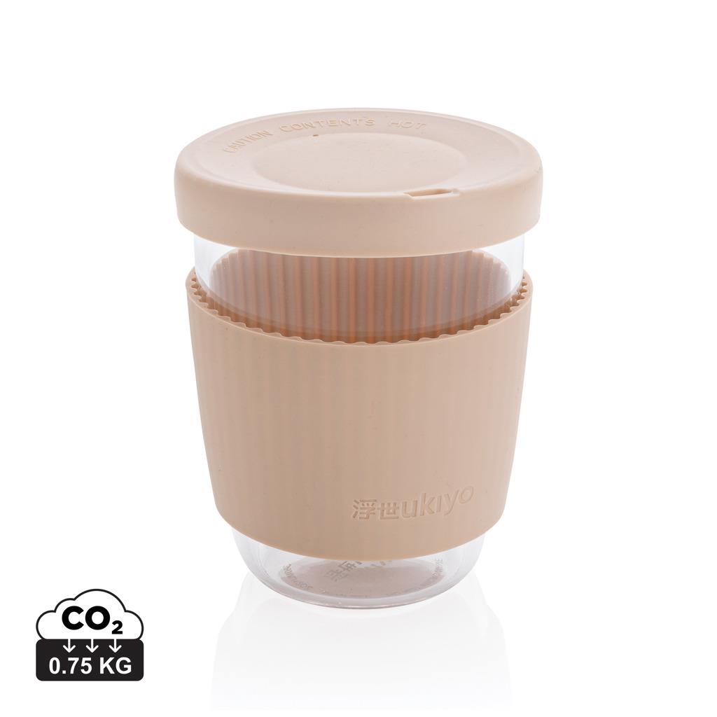Ukiyo Borosilikatglas mit Silikondeckel & Sleeve