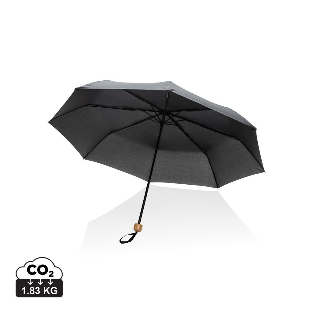 20.5´ Impact AWARE™ RPET 190T Pongee Bambus Mini-Schirm