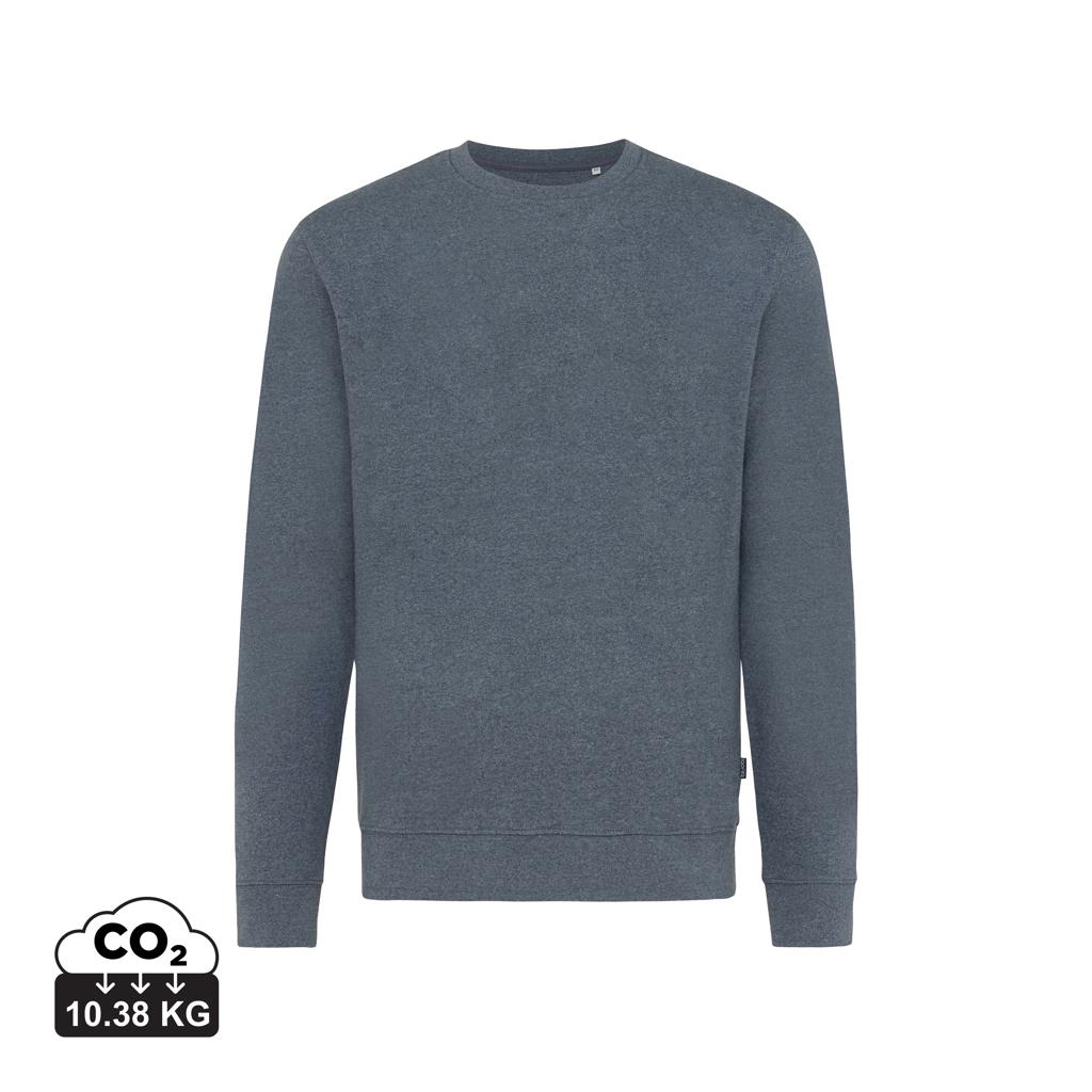 IQONIQ Denali ungefärbt. Rundhals-Sweater aus recycelter BW