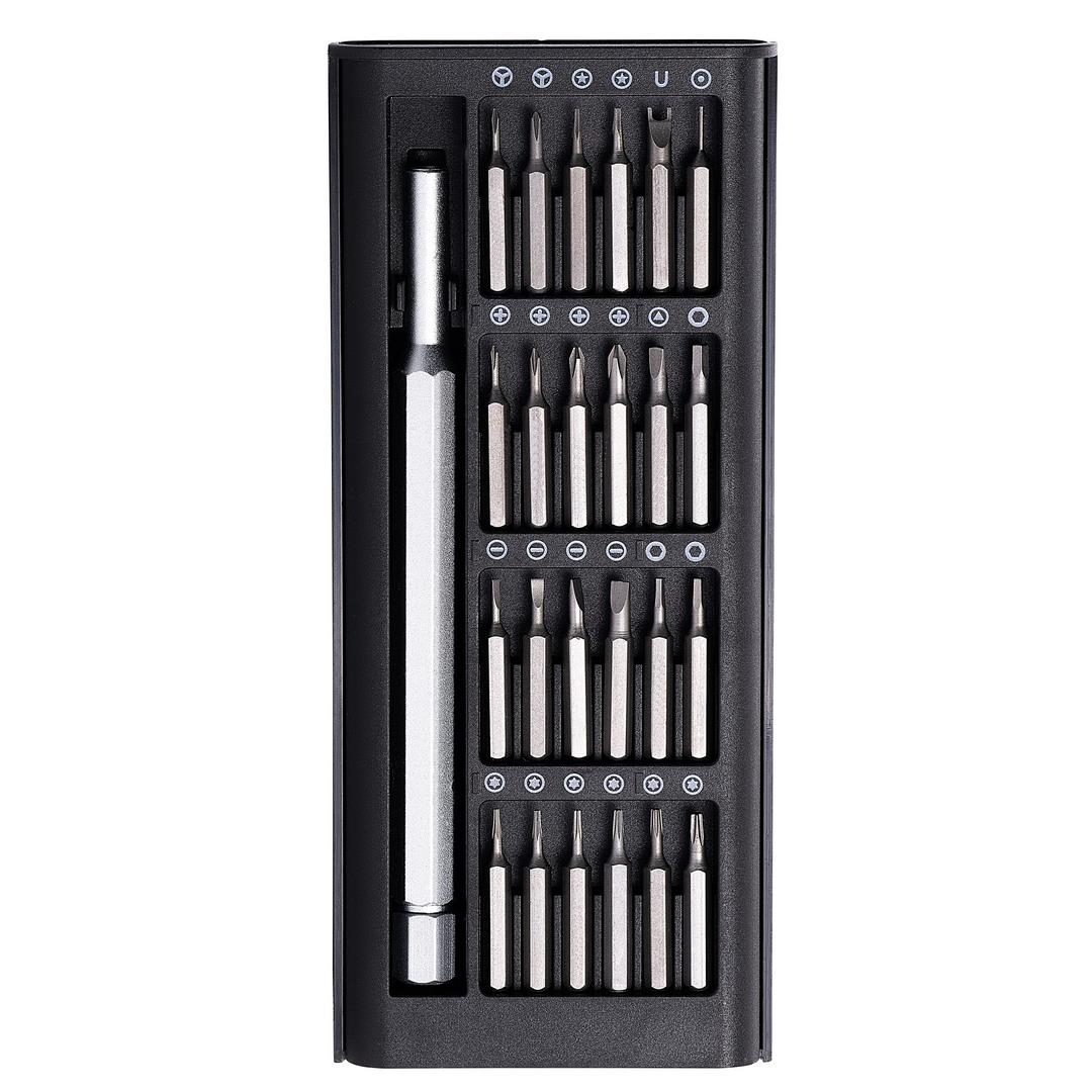 DIY2 Feinwerkzeugset mit 24 Bits und Präzisionsschraubendreheraufnahme