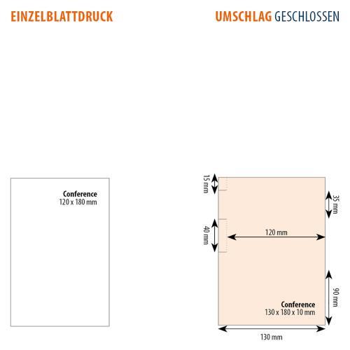 Officeblock ´Conference´ 13 x 18 x 1 cm