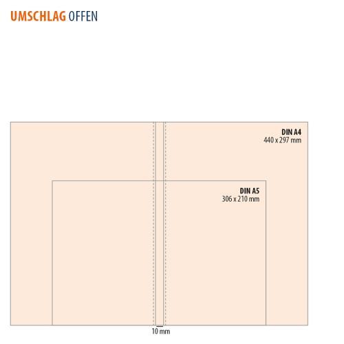 Schreibblock DIN A4 mit Hardcover
