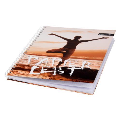 Schreibblock DIN A4 mit Hardcover Ring Wire, 75 Blatt
