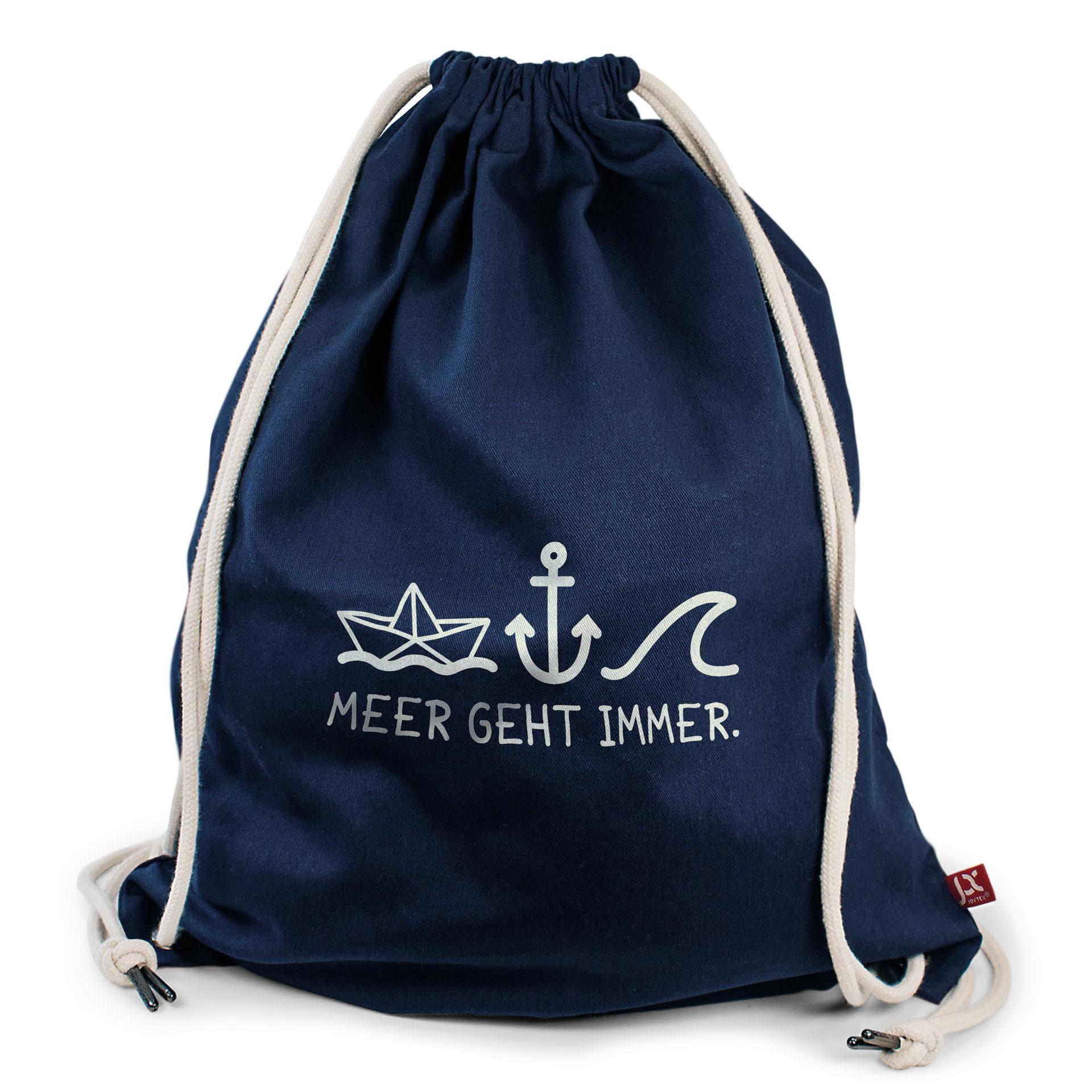 DURBAN – Canvas-Rucksack mit Kordelzug und Metallösen