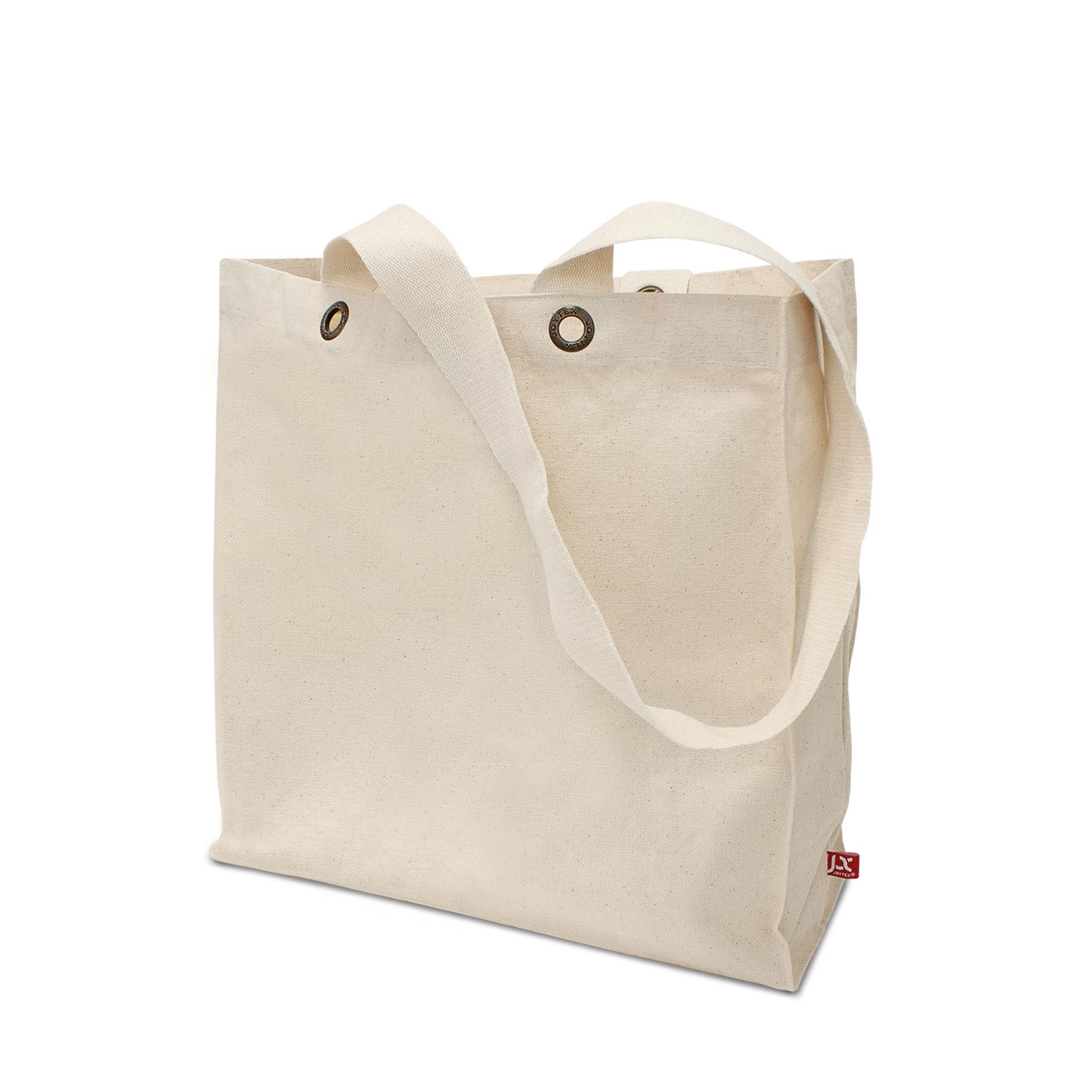 KOCHI – Canvas-Tasche mit Boden- und Seitenfalte sowie Metallösen