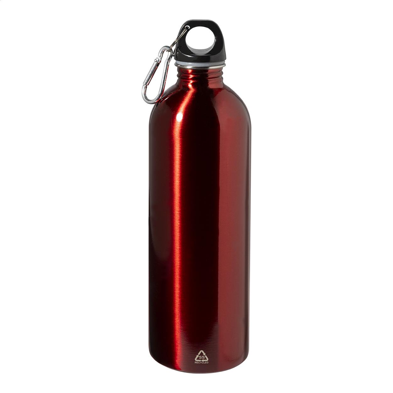 Flasche aus recyceltem Edelstahl
