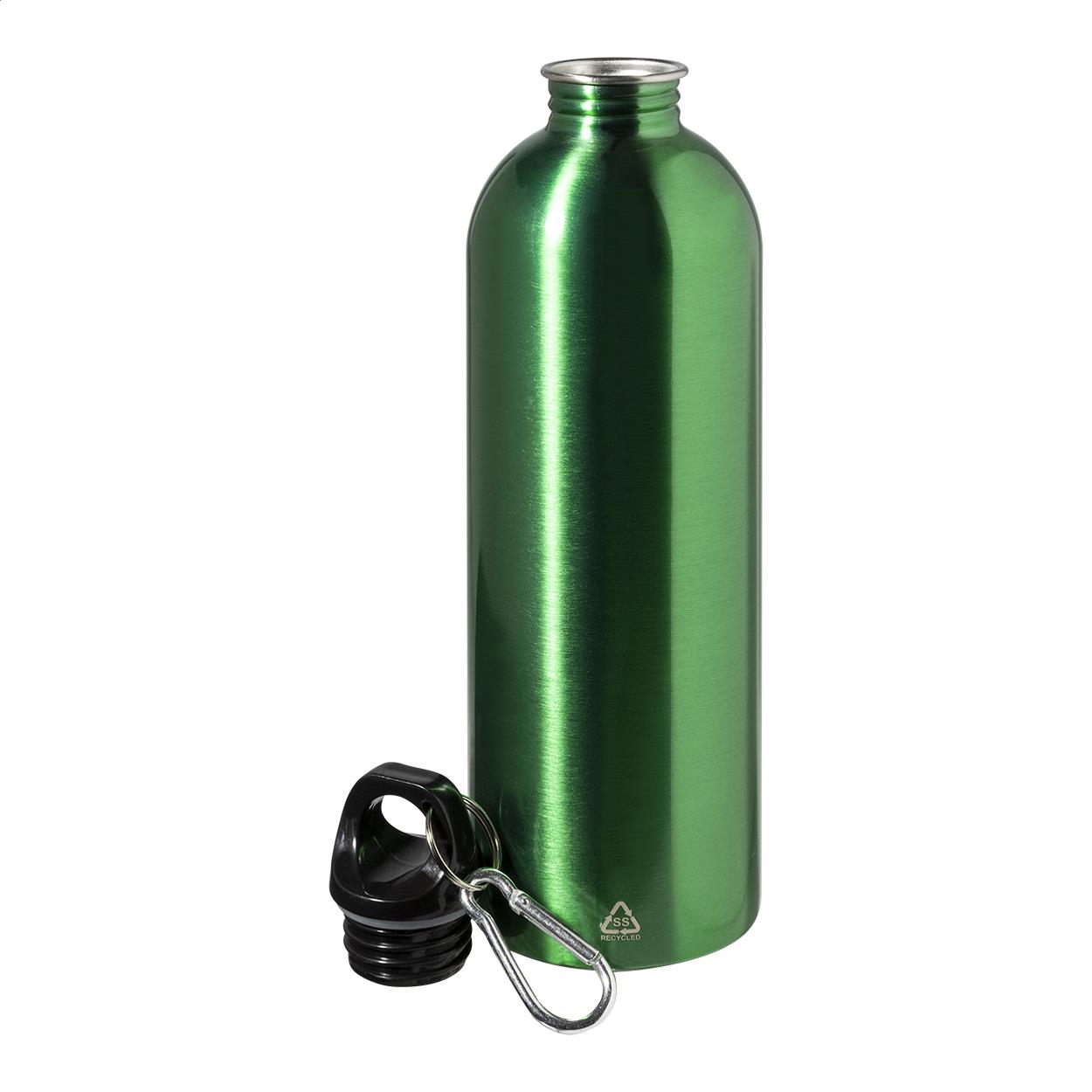 Flasche aus recyceltem Edelstahl