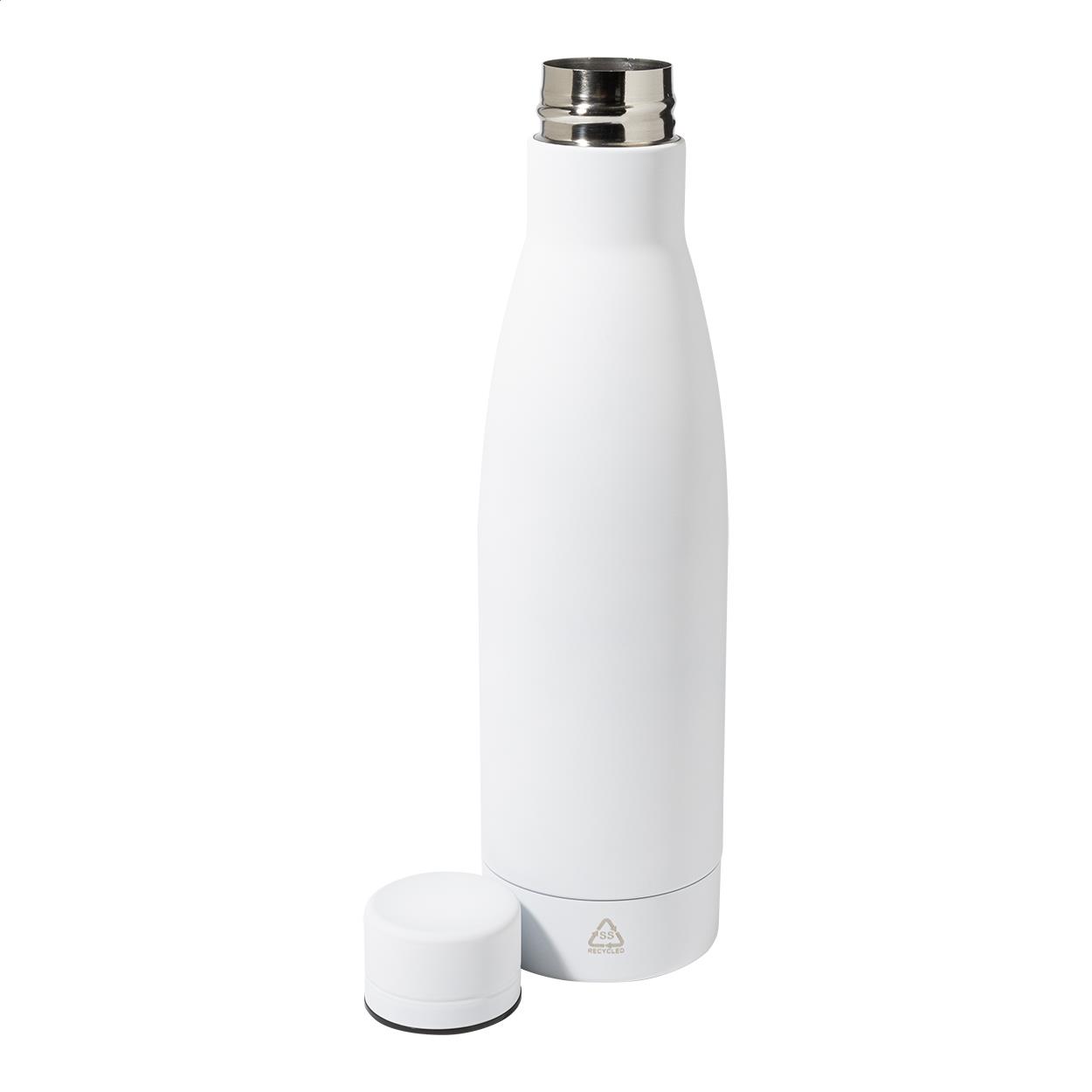 Flasche aus recyceltem Edelstahl