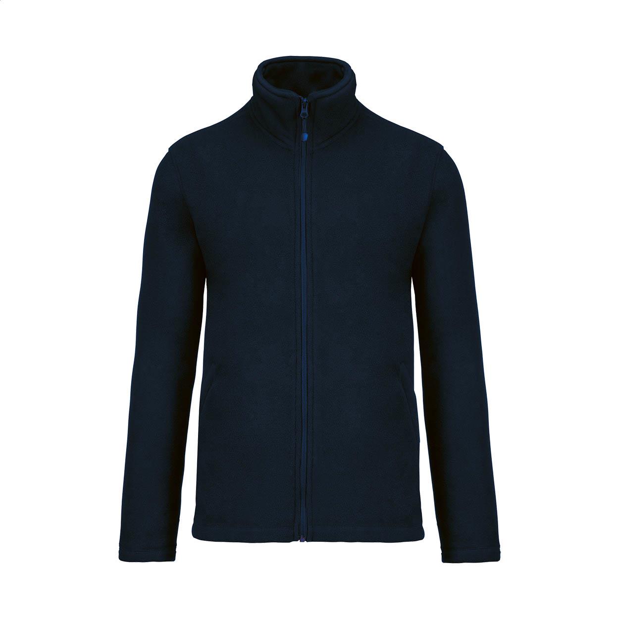 Fleecejacke mit durchgehendem Reißverschluss