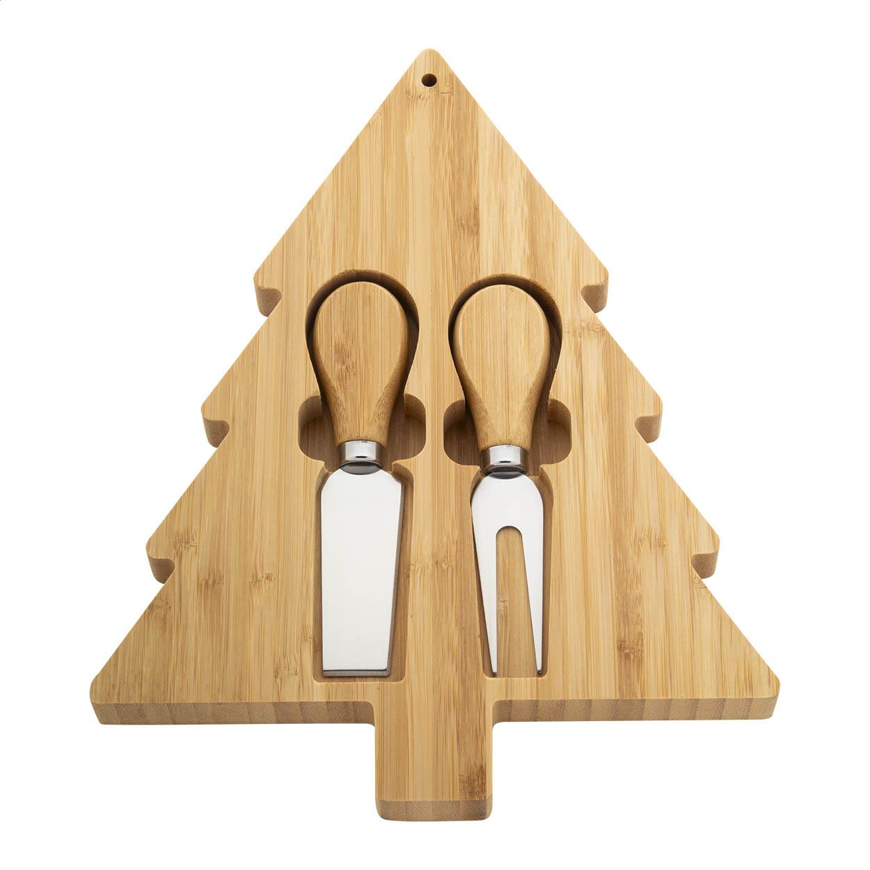 Weihnachtliches Käsemesserset