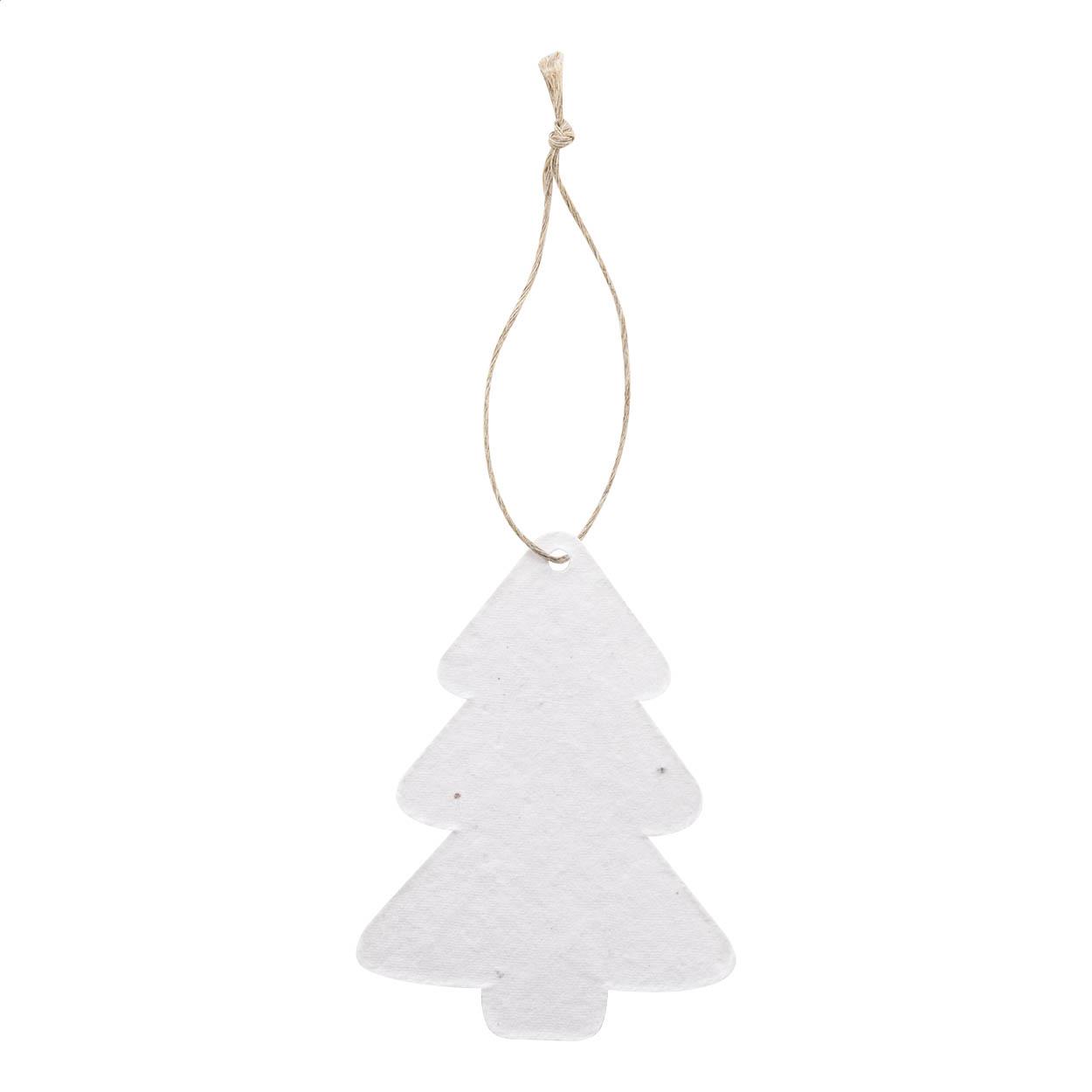 benutzerdefinierte Samen Papier Weihnachtsbaumschmuck, Weihnachtsbaum