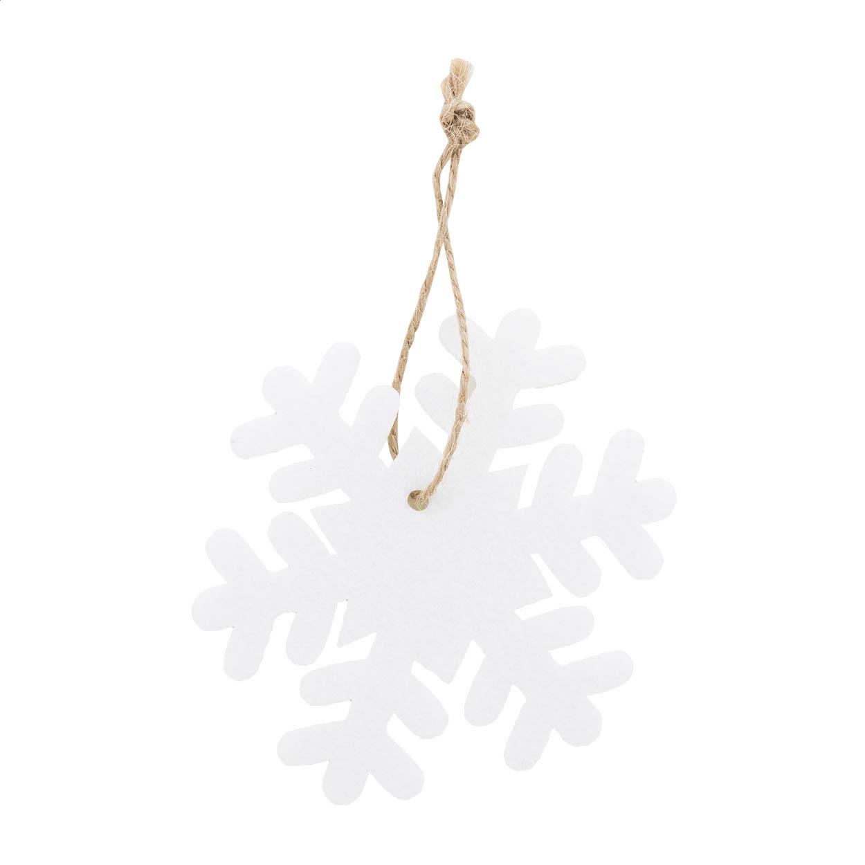 RPET Weihnachtsbaumschmuck, Schneeflocke