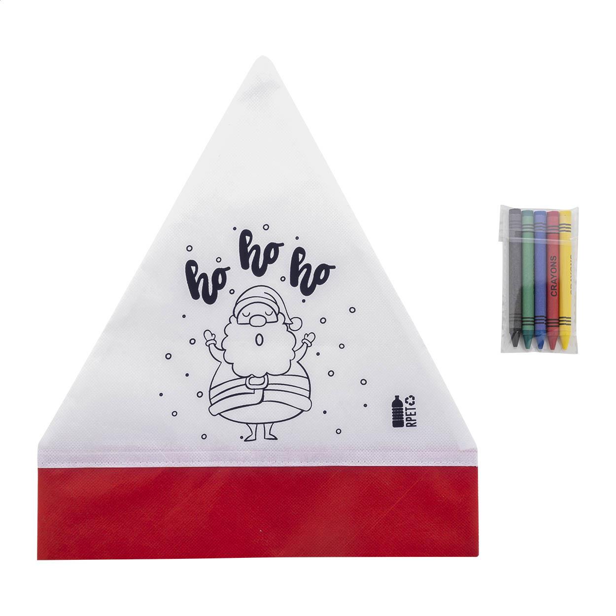 Weihnachtsmütze zum Ausmalen