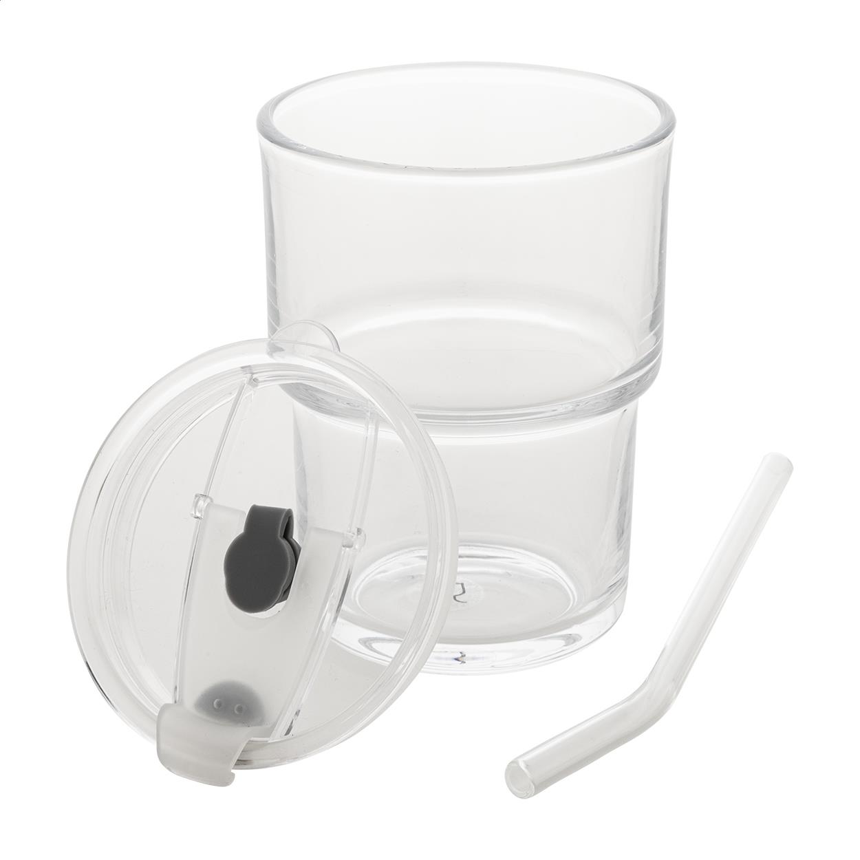 Reisebecher aus Glas