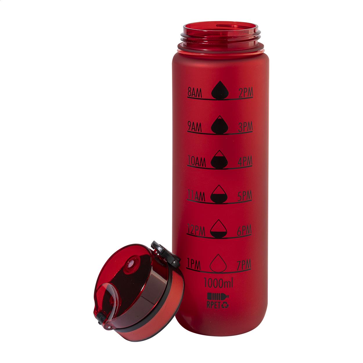 RPET Flasche mit Motivationsanzeige