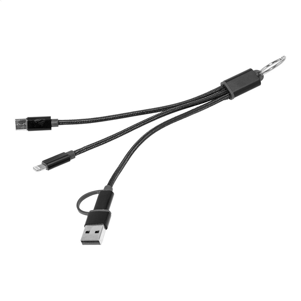 USB-Ladekabel mit Schlüsselanhänger