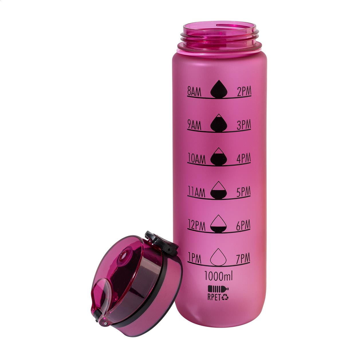 RPET Flasche mit Motivationsanzeige