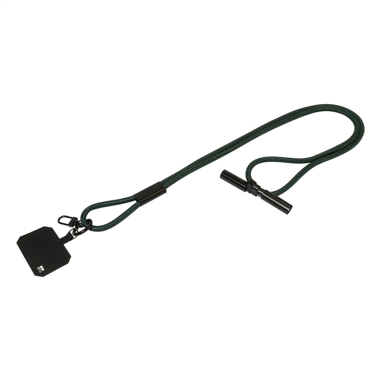 60W Lanyard mit Lade- und Datenkabel aus RPET