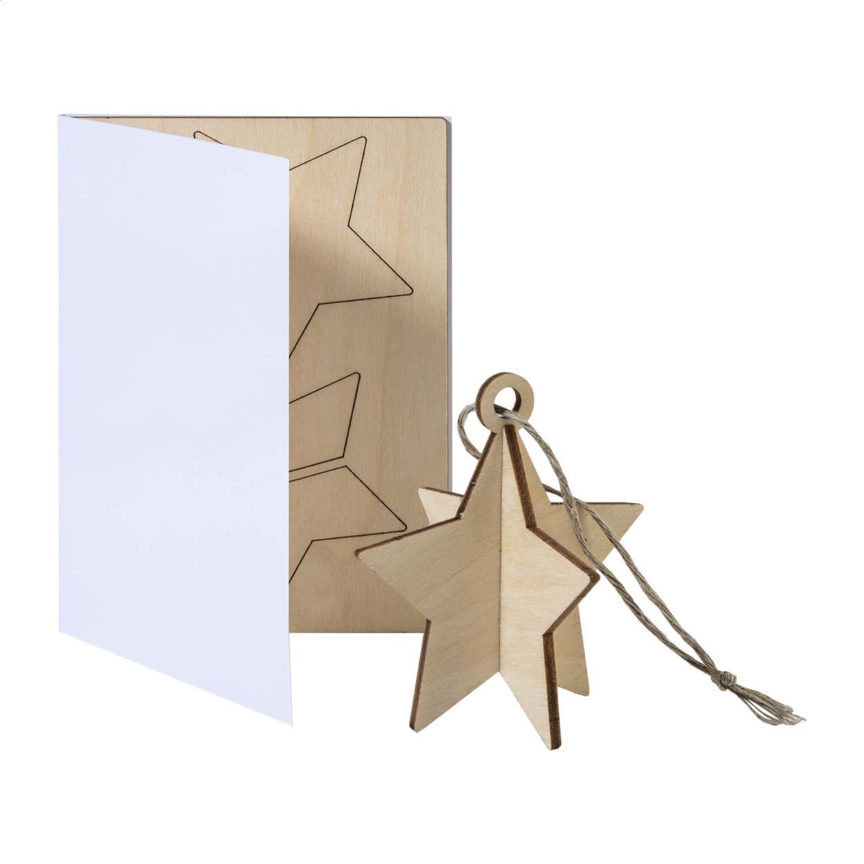 Weihnachtskarte, Stern