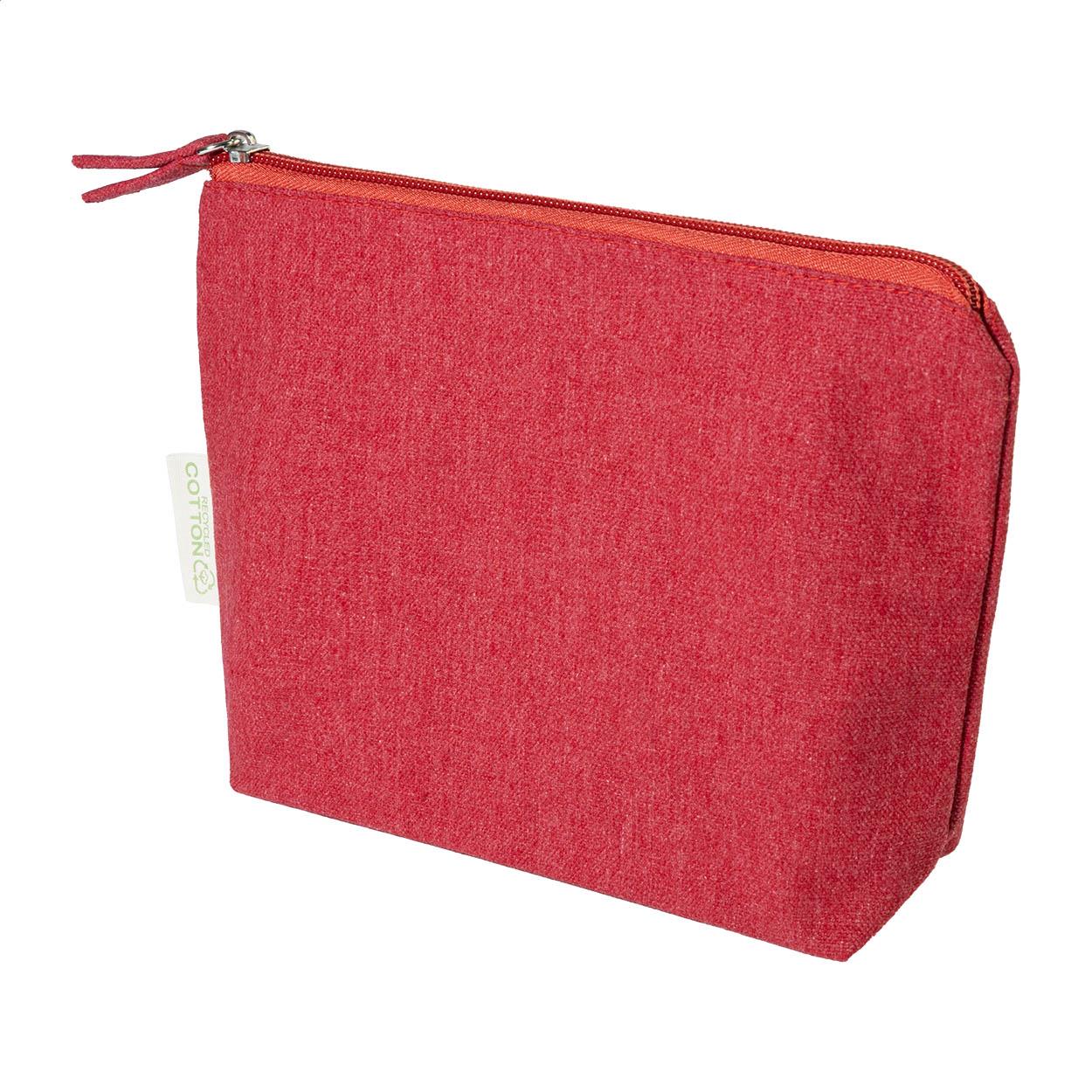 Kosmetiktasche aus recycelter Baumwolle
