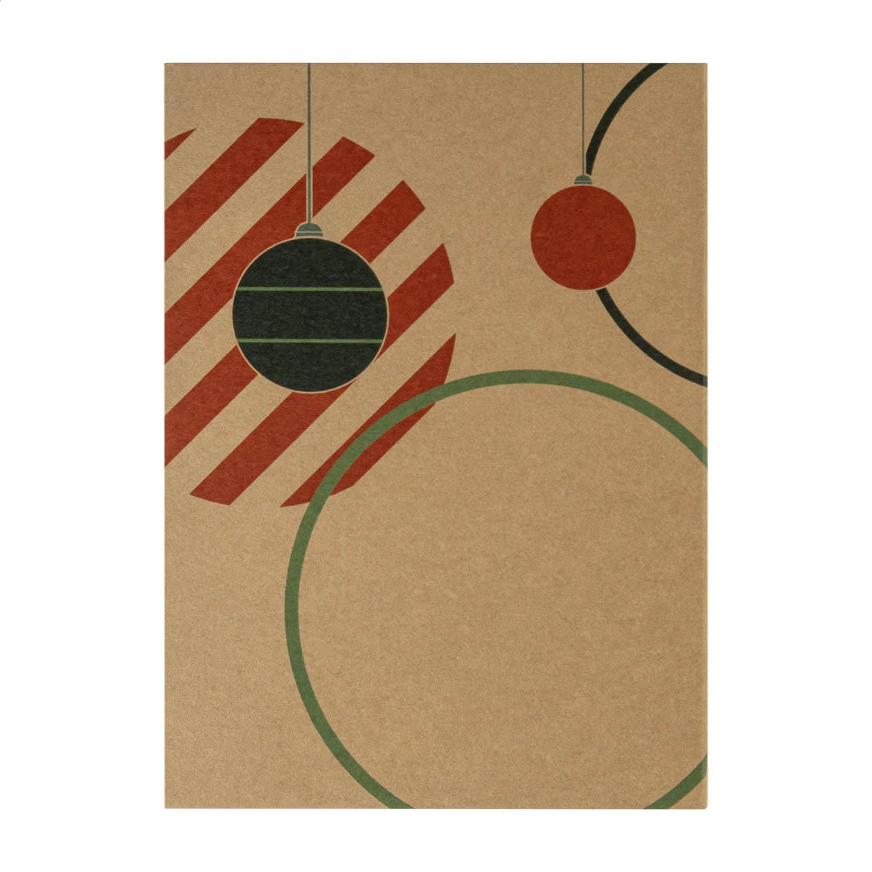 Weihnachtskarte, Kugel