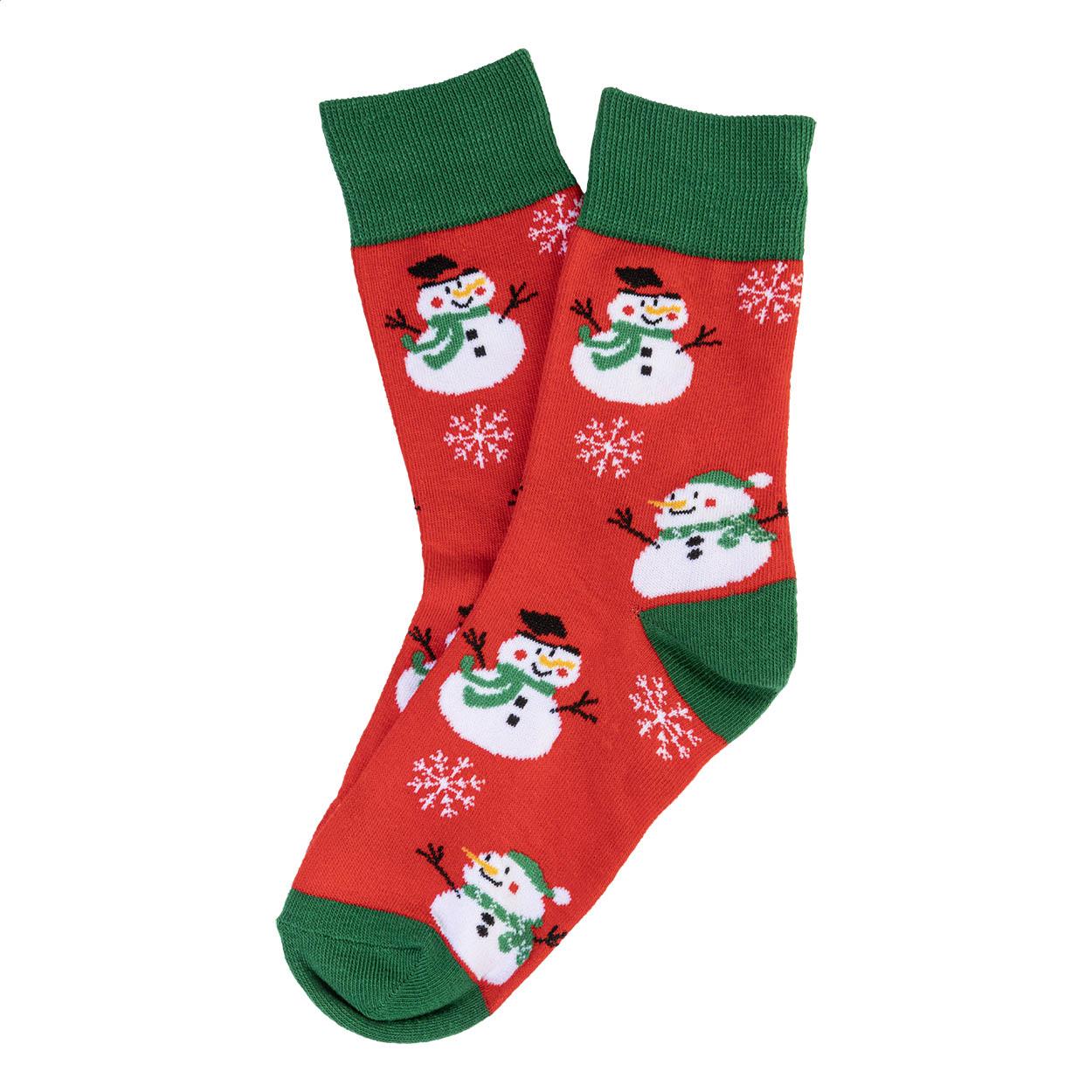 Weihnachtssocken, Schneemann