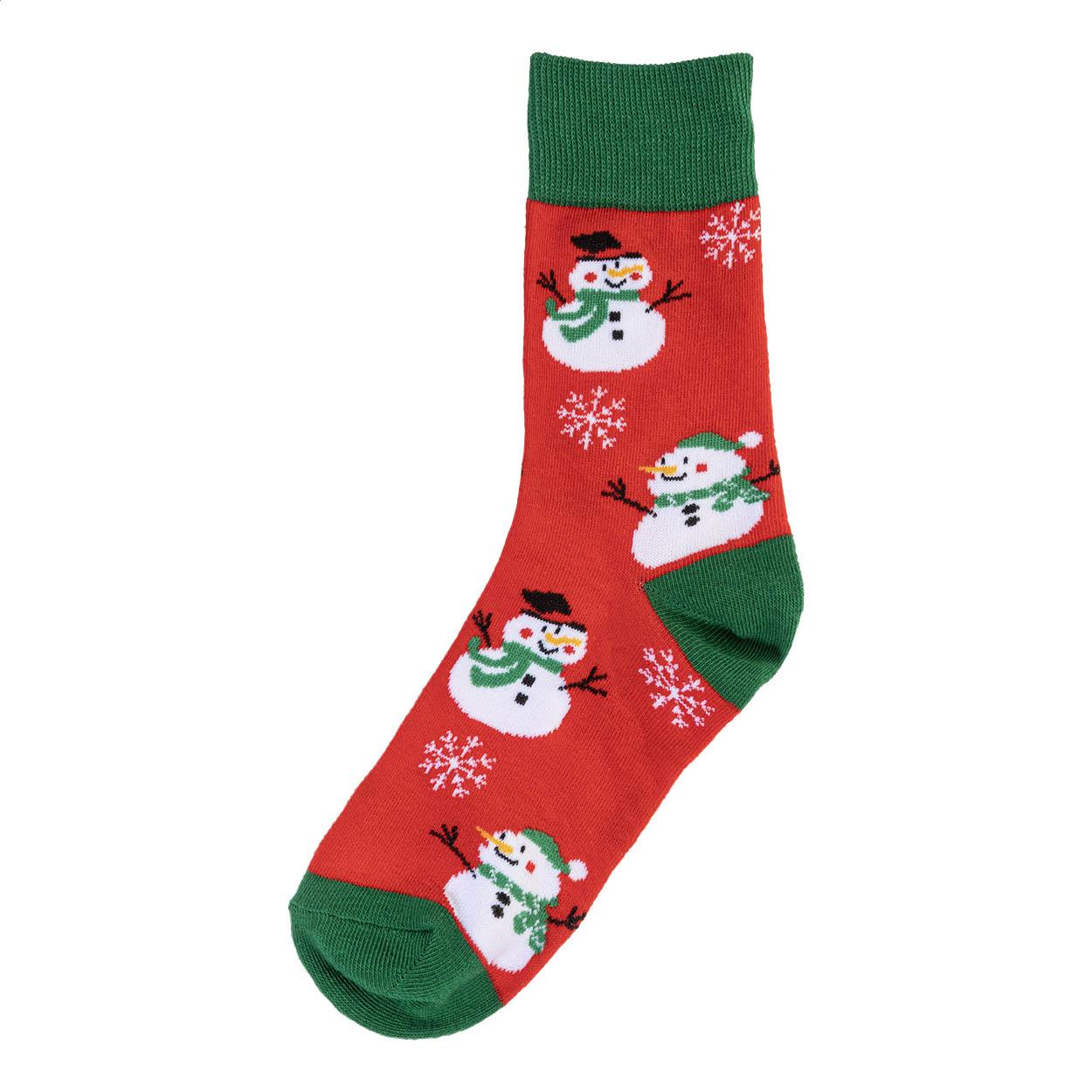 Weihnachtssocken, Schneemann