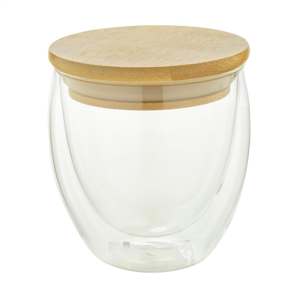 Glas-Thermobecher