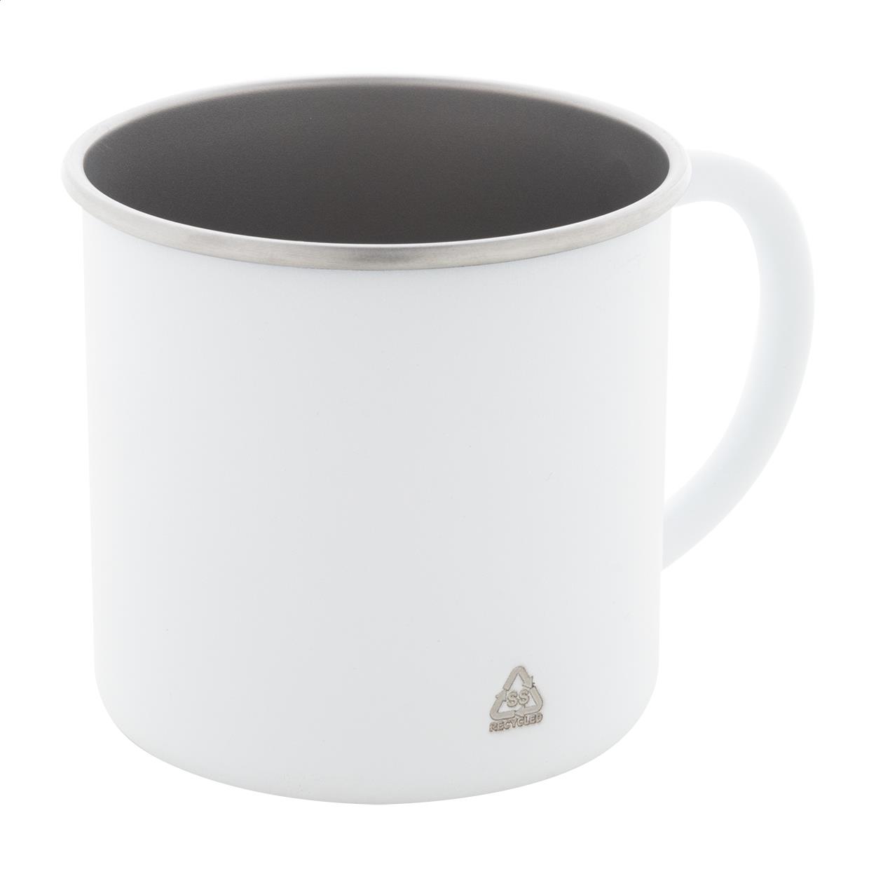 Tasse aus recyceltem Edelstahl