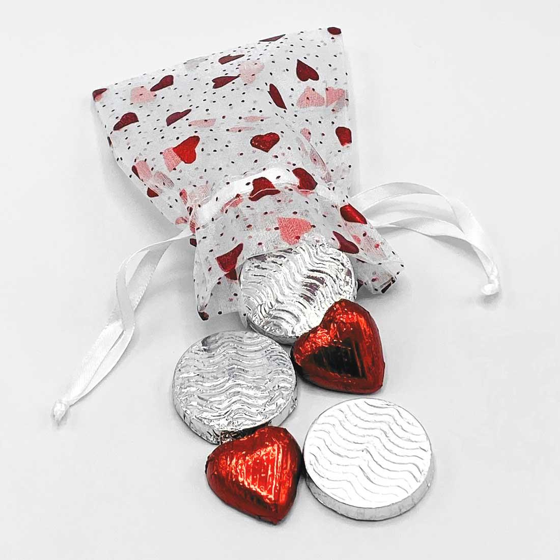 Organzasäckchen ´In Love´, neutral