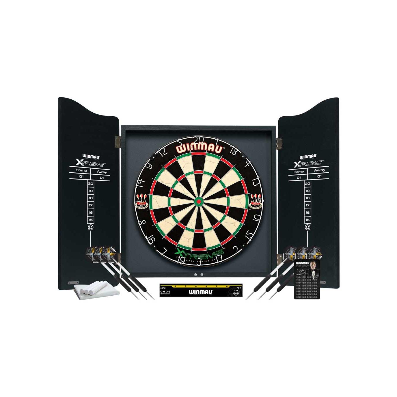 Dartboard Winmau Black Box  | inkl. 4c Druck 2seitig