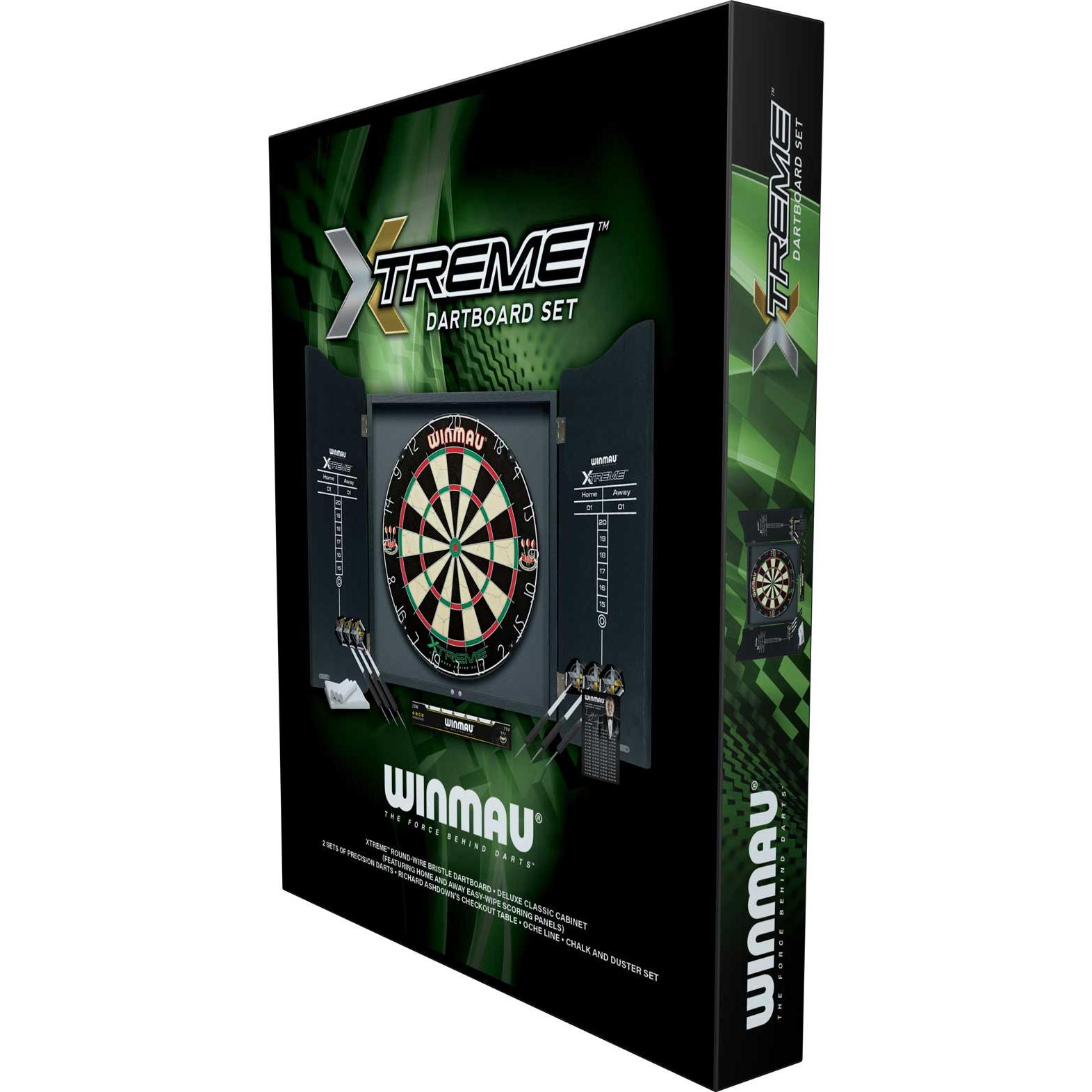 Dartboard Winmau Black Box  | inkl. 4c Druck 2seitig