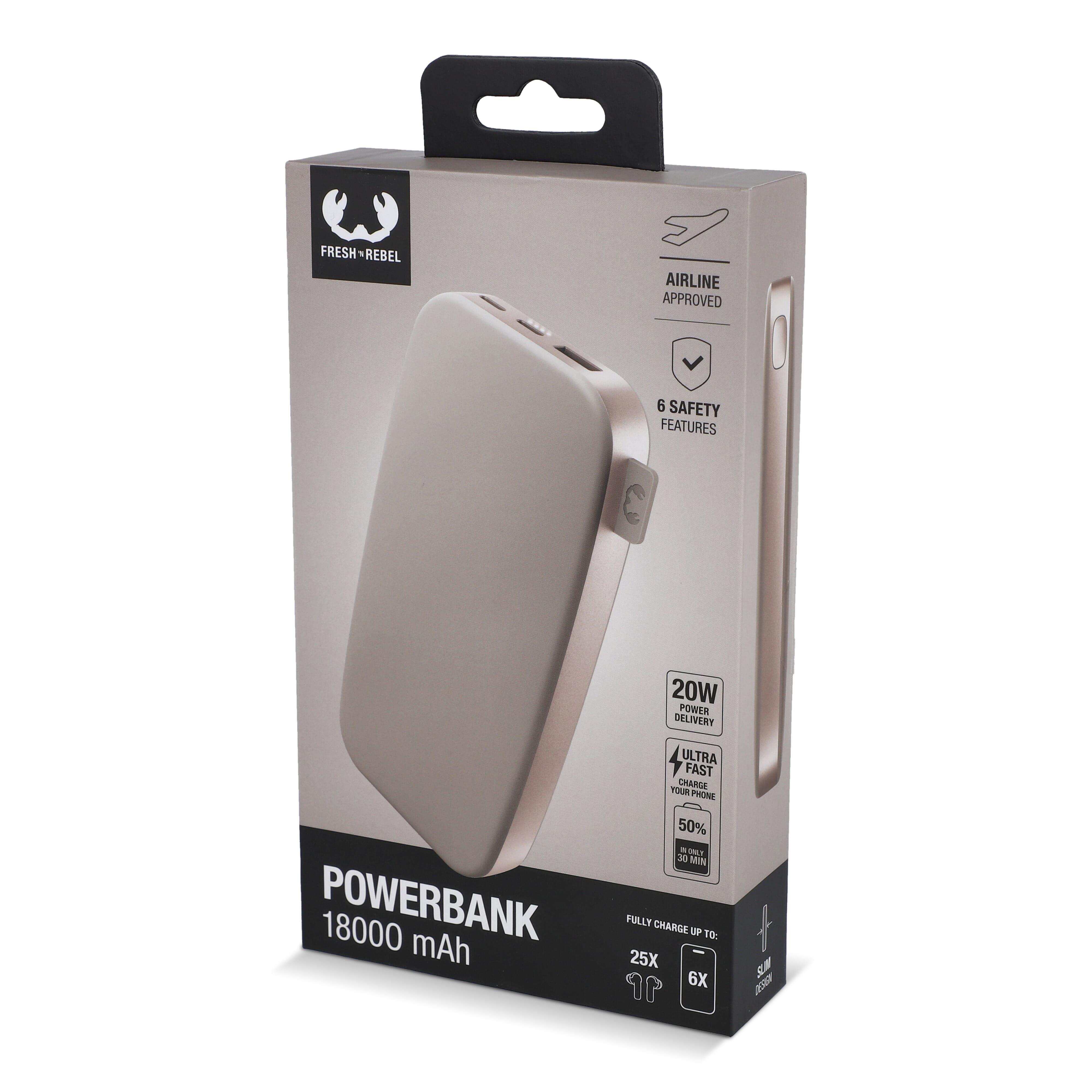 2PB18100 | Fresh ´n Rebel Powerbank 18000mAh USB-C Fast Charging 20W