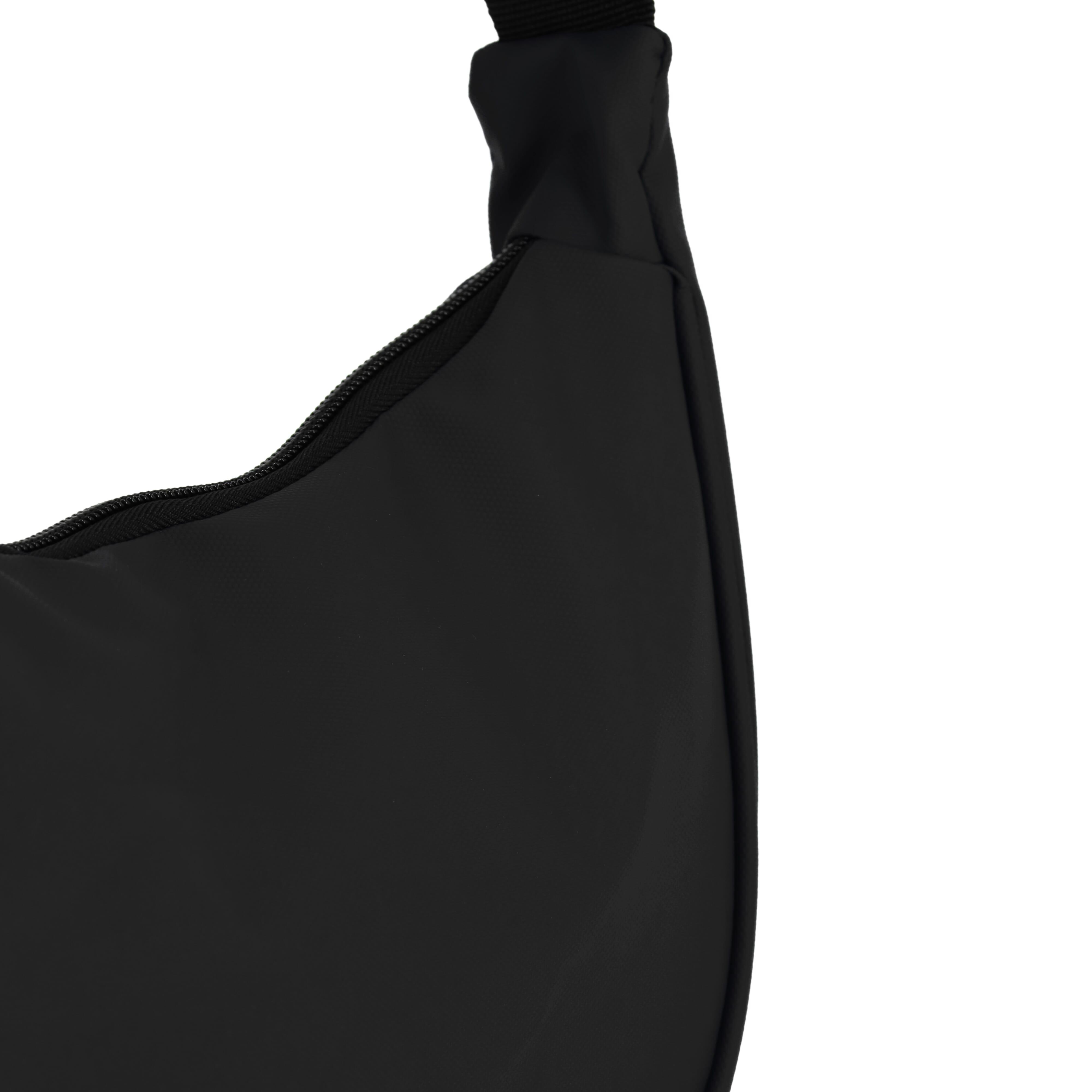 PU-beschichtete R-PET 600D Halbmond-Tragetasche