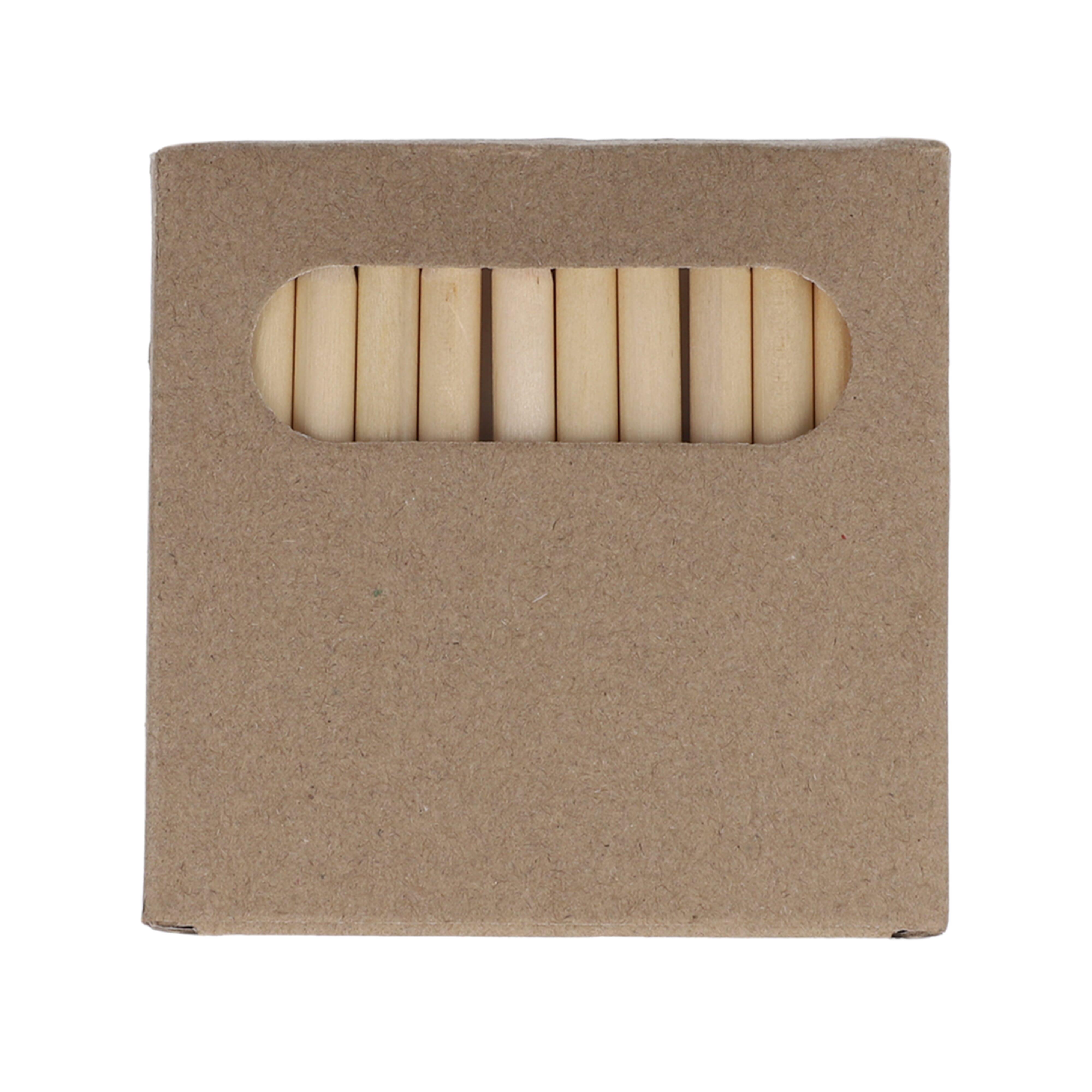 12 Buntstifte in Kraftbox