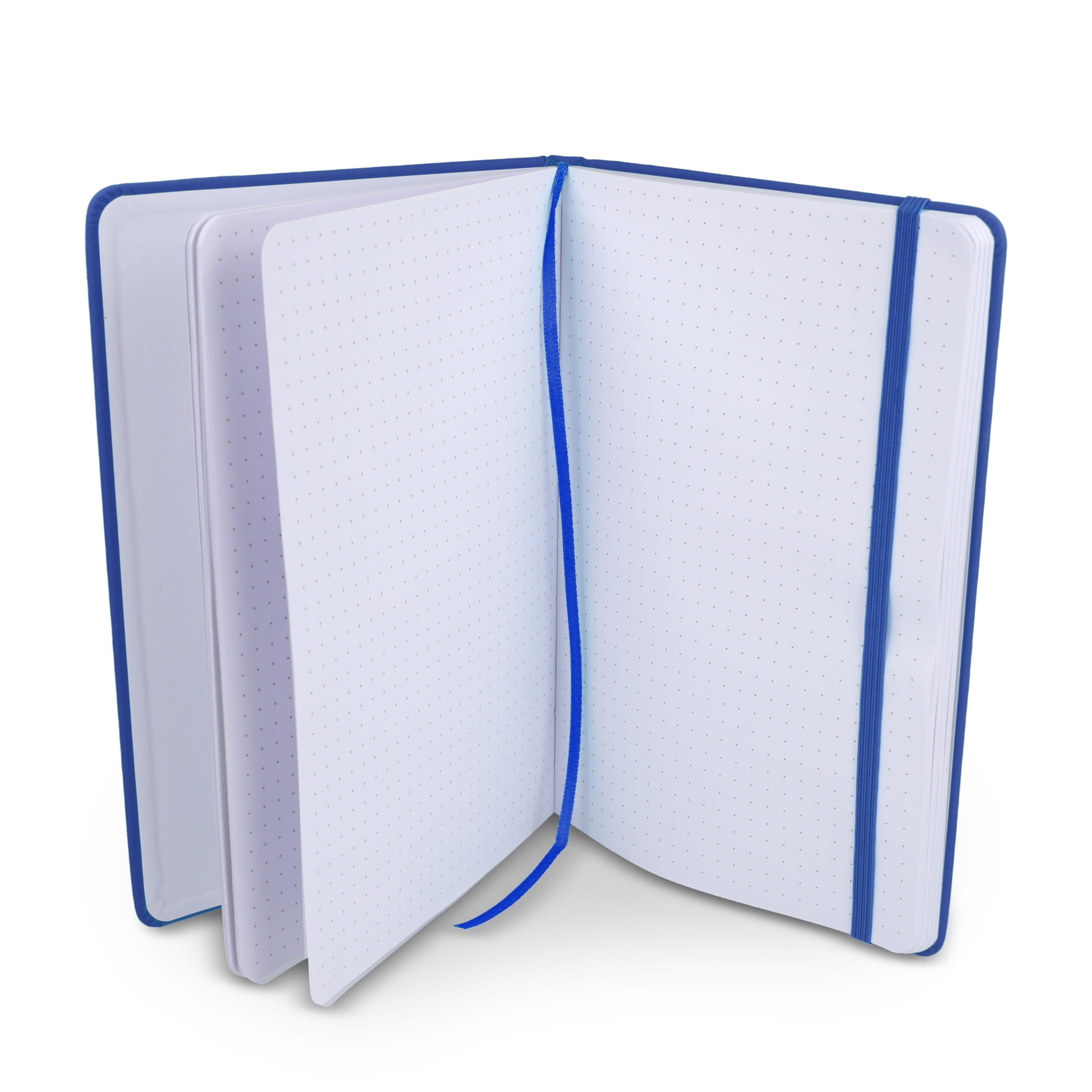 Notizbuch A5 PU mit Rasterpunktseiten