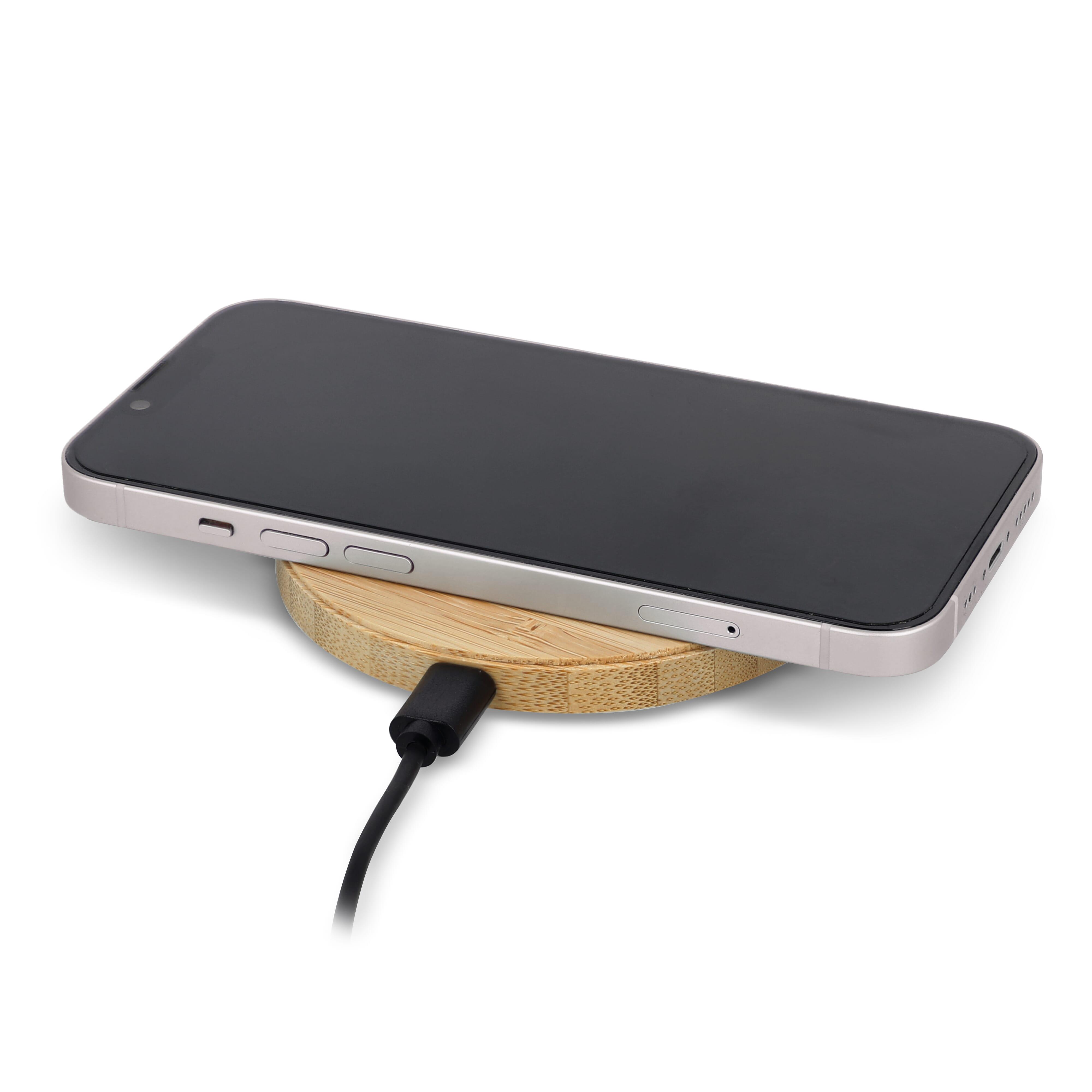 Wireless Ladepad Bambus 15W