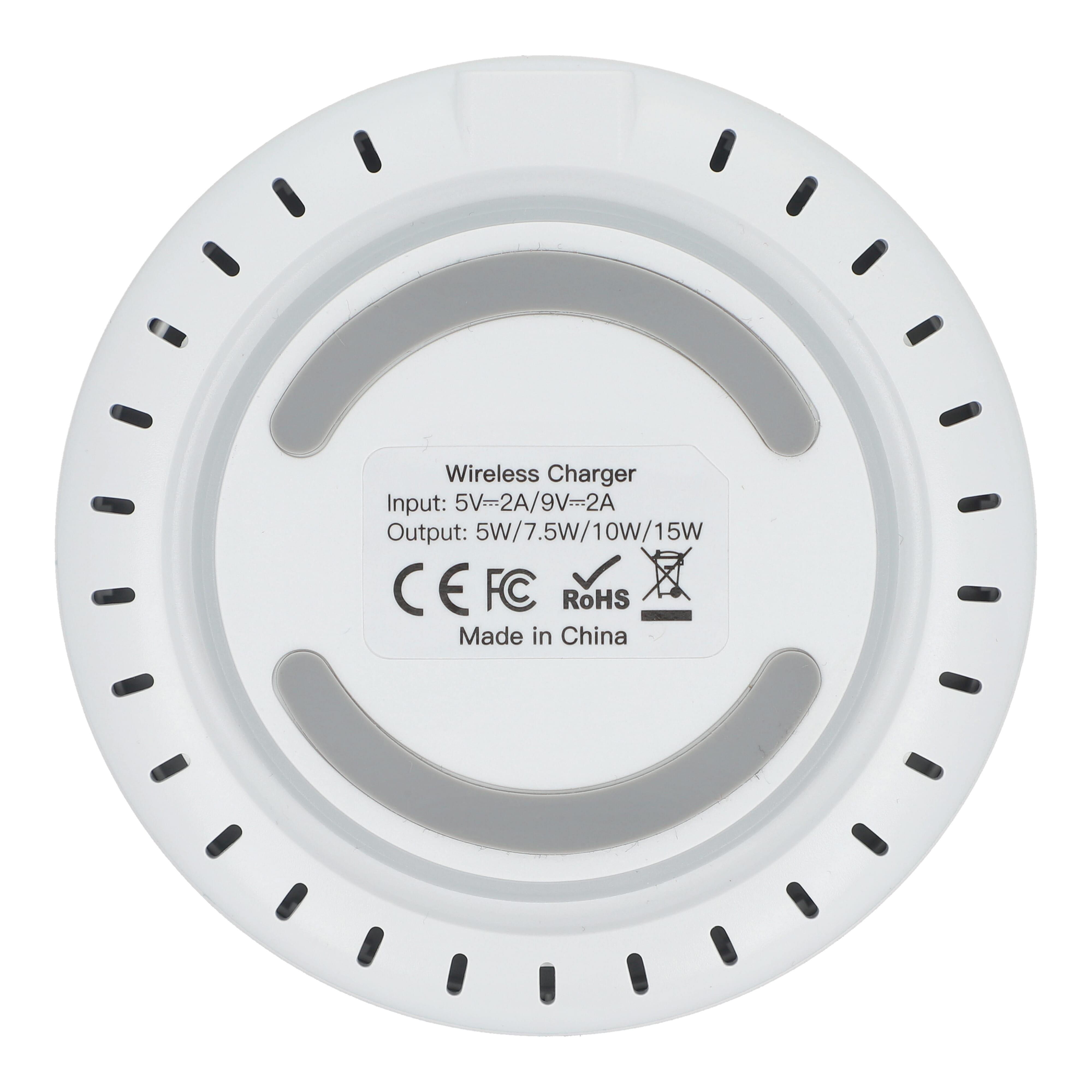 Kabelloses Schnellladegerät 15 W mit LED-Anzeige