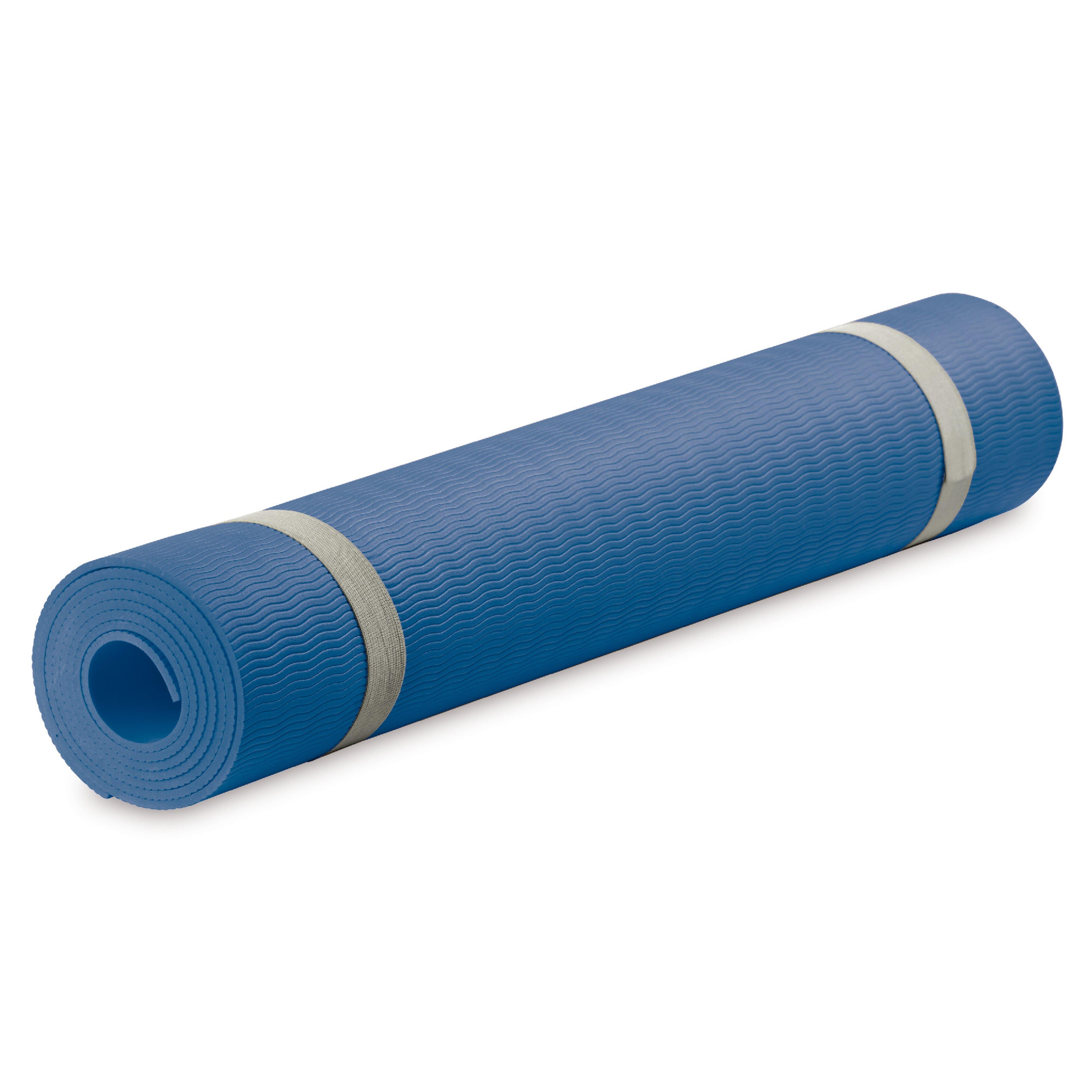Fitness-Yogamatte mit Trageriemen
