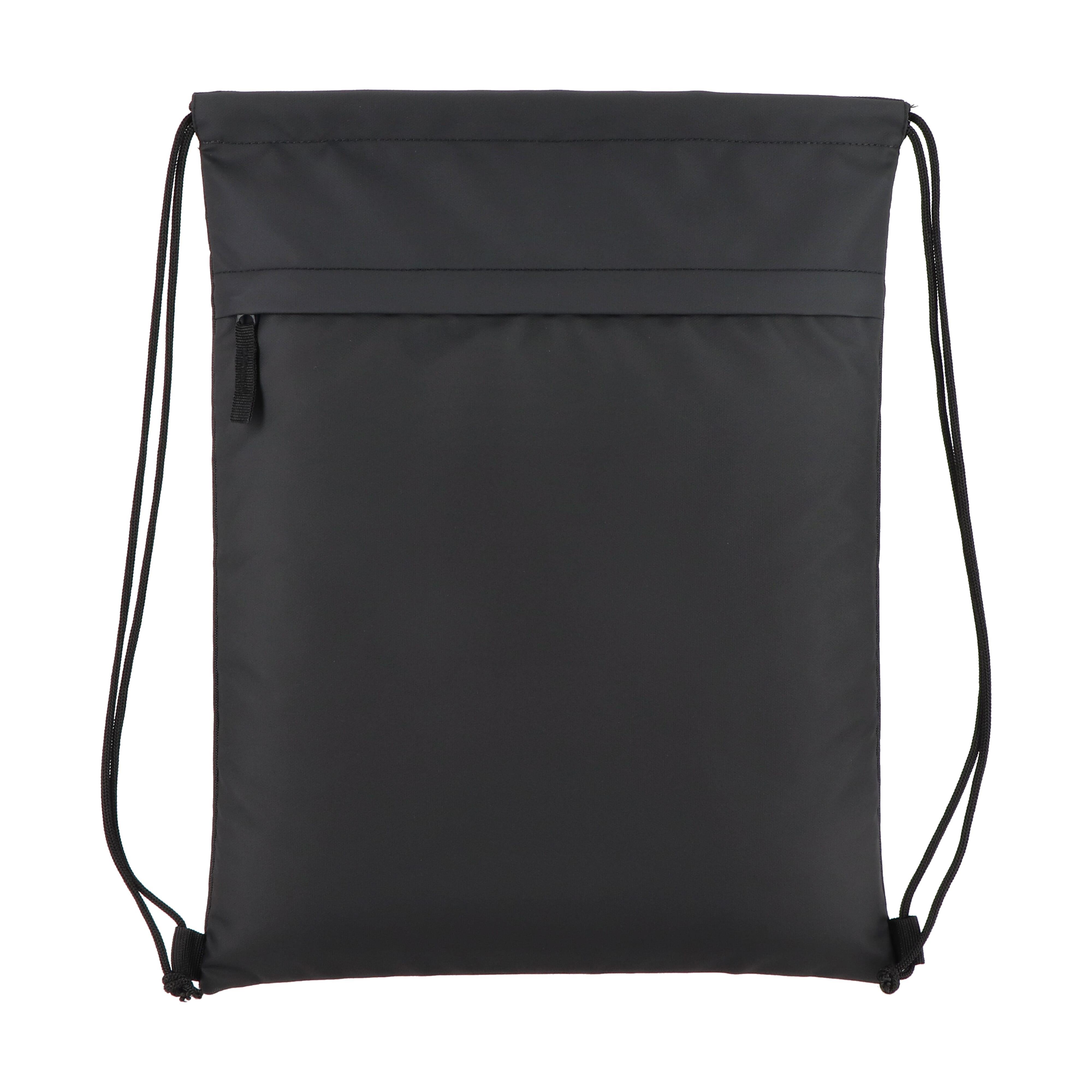 PU-beschichtete R-PET 600D Kordeltasche 33 x 42 cm