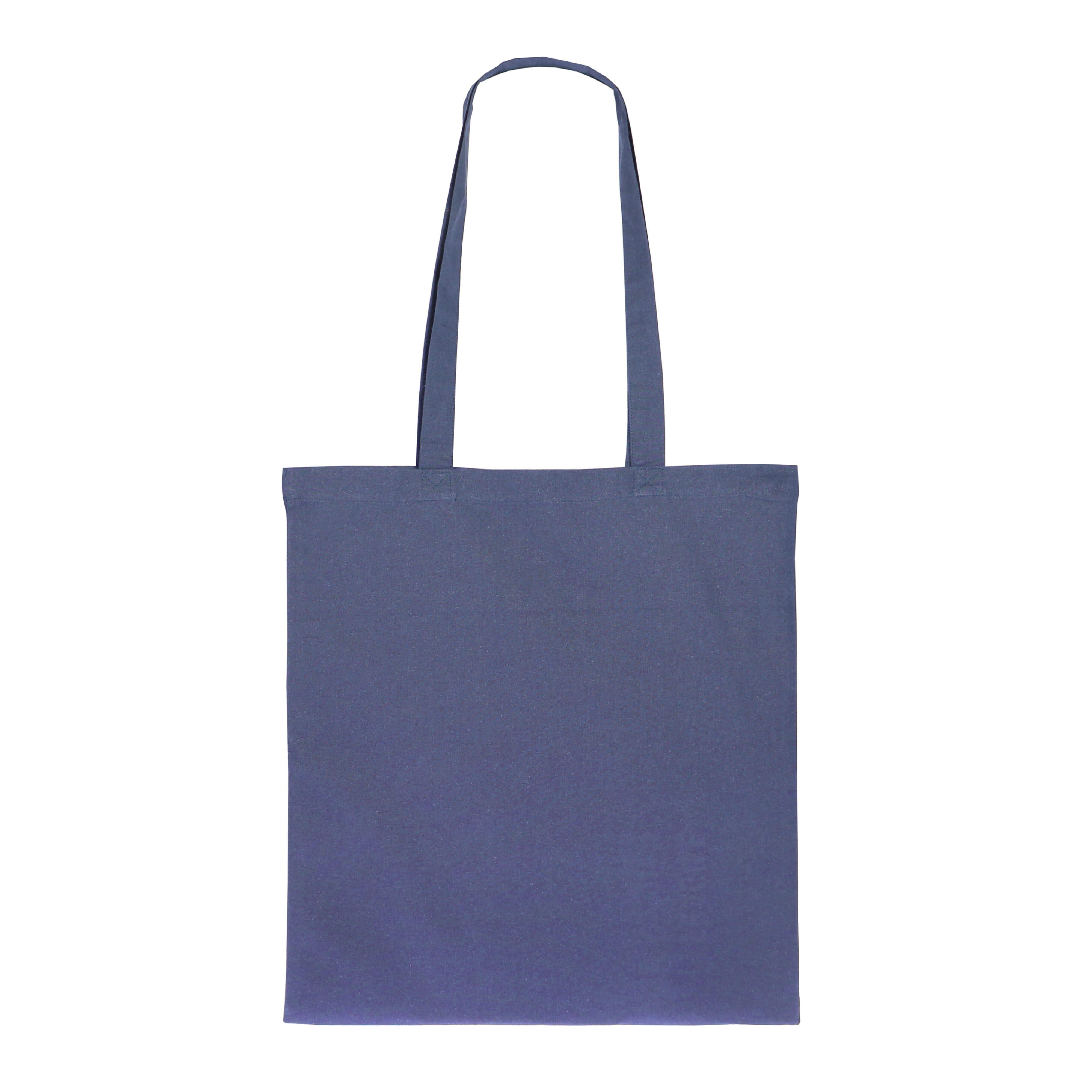 Tasche Bio-Baumwolle Farbe lang 140g/m² 38x42 cm