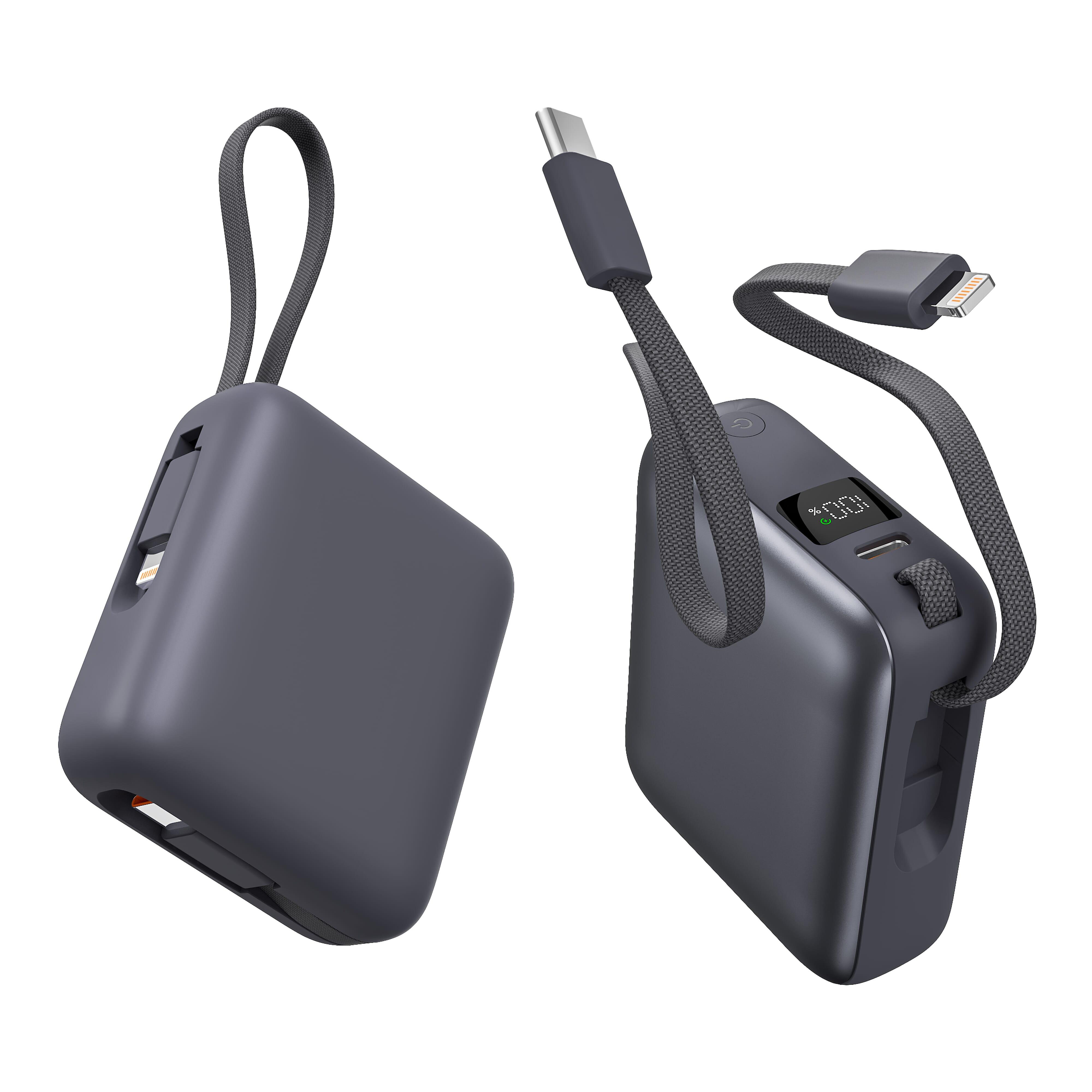 Nova Powerbank 22,5 W Power Delivery mit integrierten Kabeln 10.000 mAh