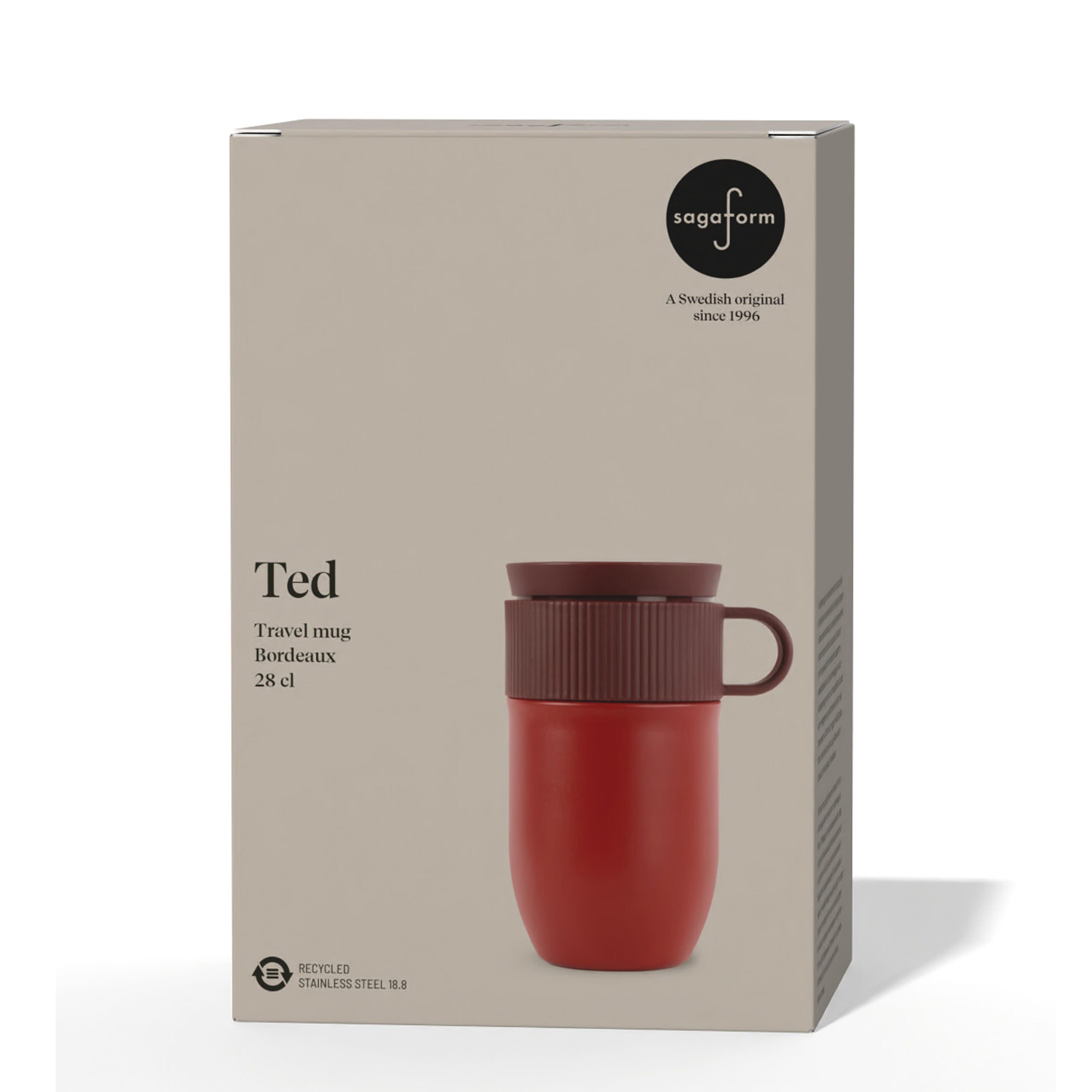 Sagaform Ted isolierter Becher, 280ml auslaufsicher und spülmaschinenfest