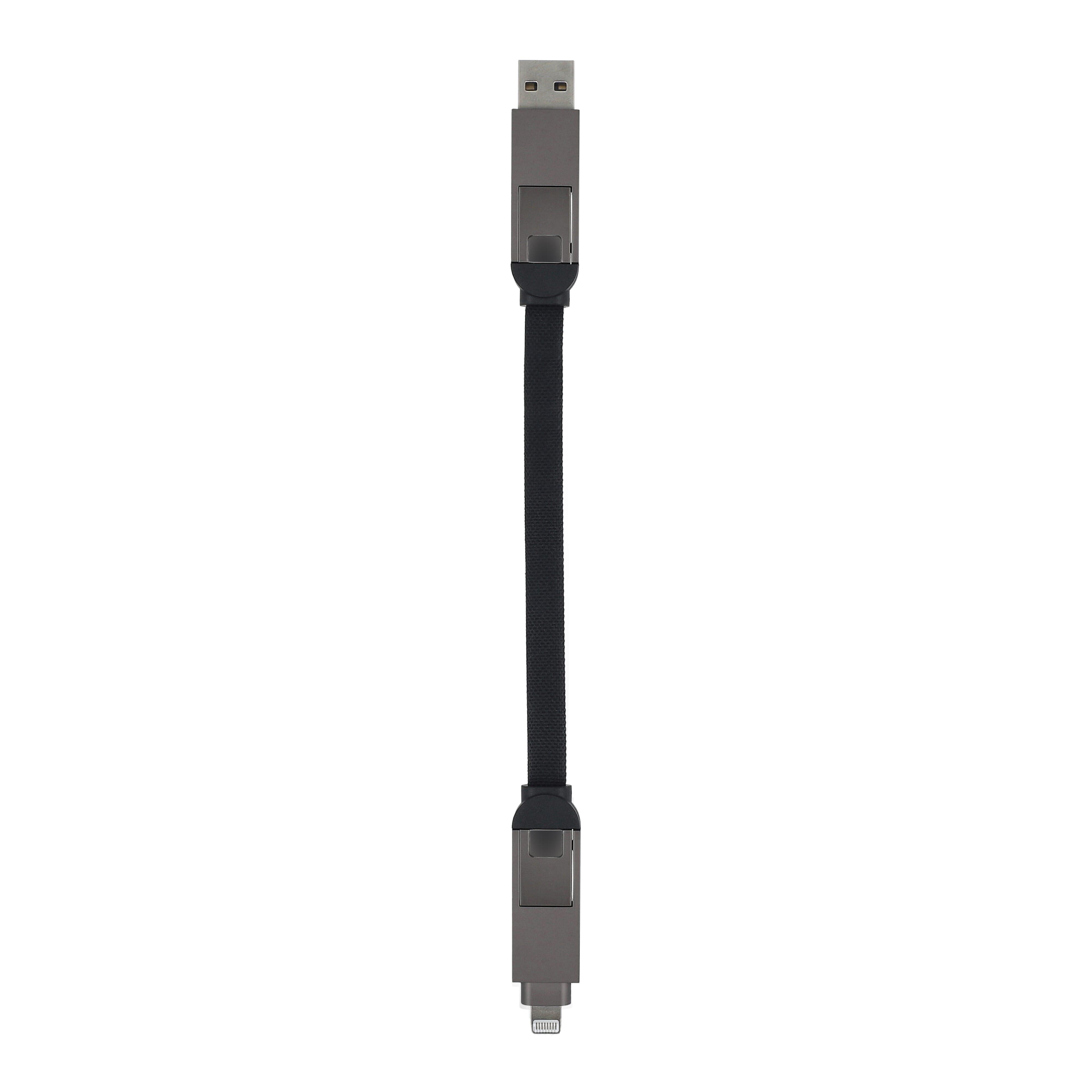 Multifunktionales 4-in-1 Kabel Schlüsselanhänger Größe 60 W