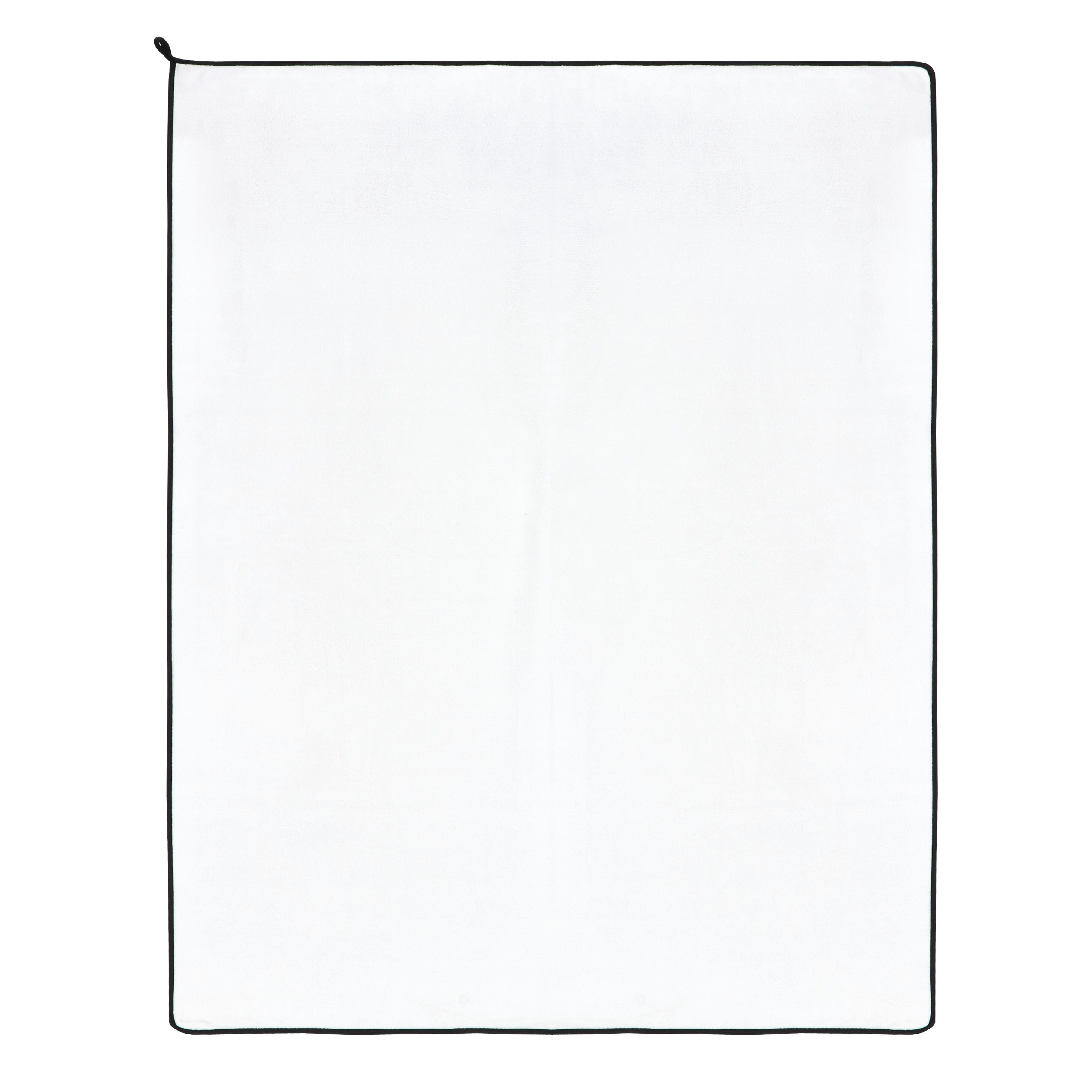 Vliesdecke 120×150 cm, 500 g/m² Korallenvlies, sublimationsdruckfähig.