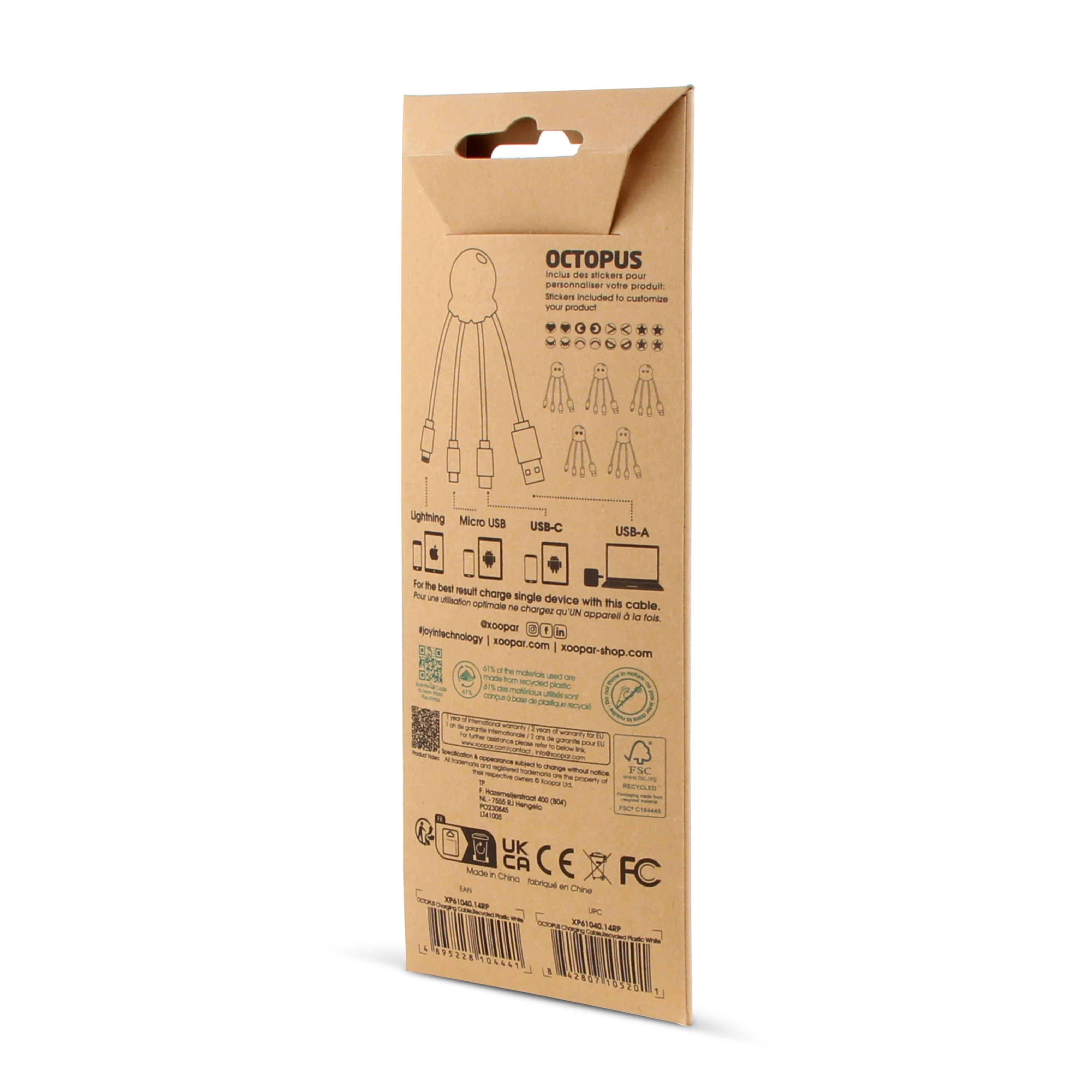 2087 | Xoopar Octopus Charging cable