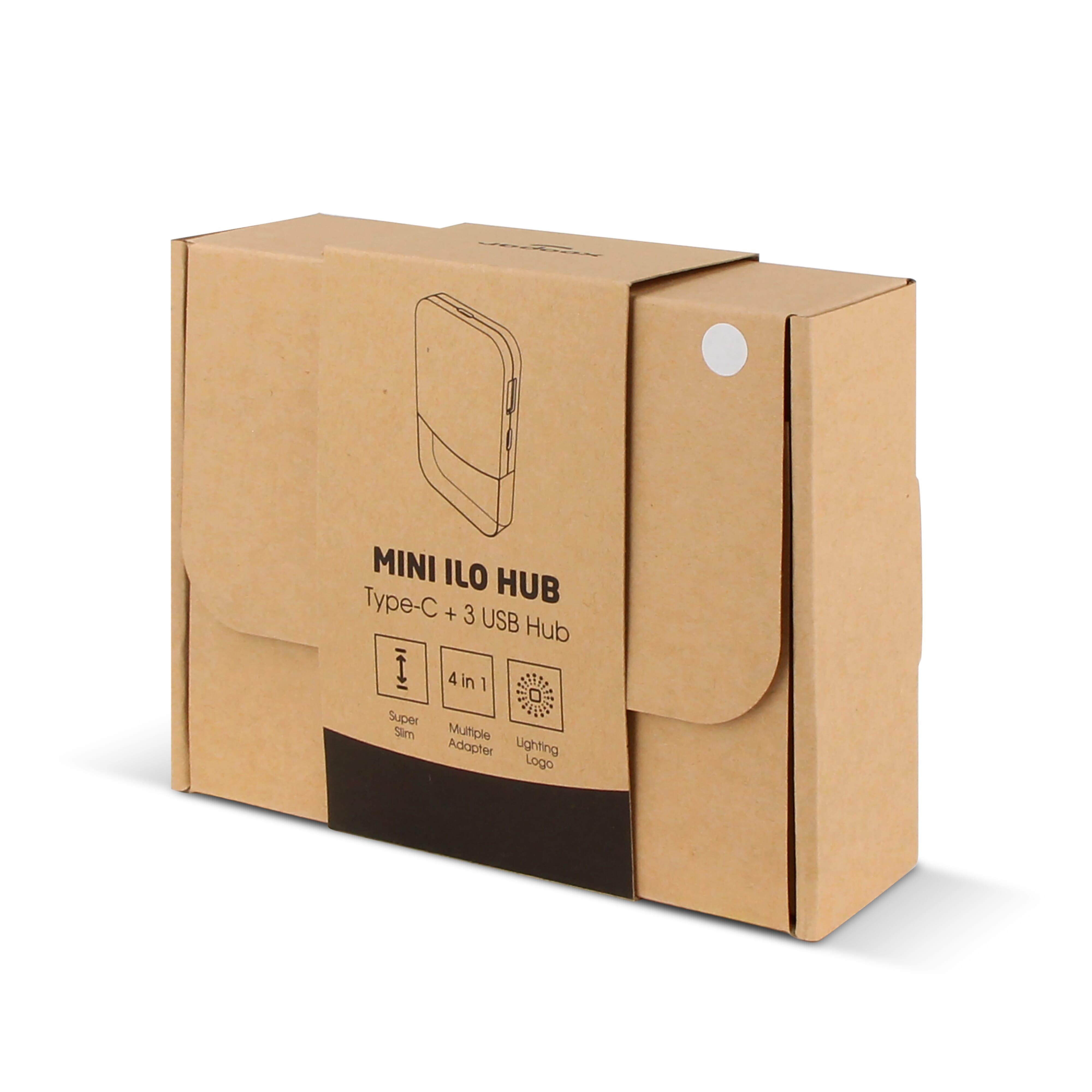 2598 | Xoopar iLo Mini Hub– 4 in 1 Adapter – USB 2.0 Data Transfer - Splitter