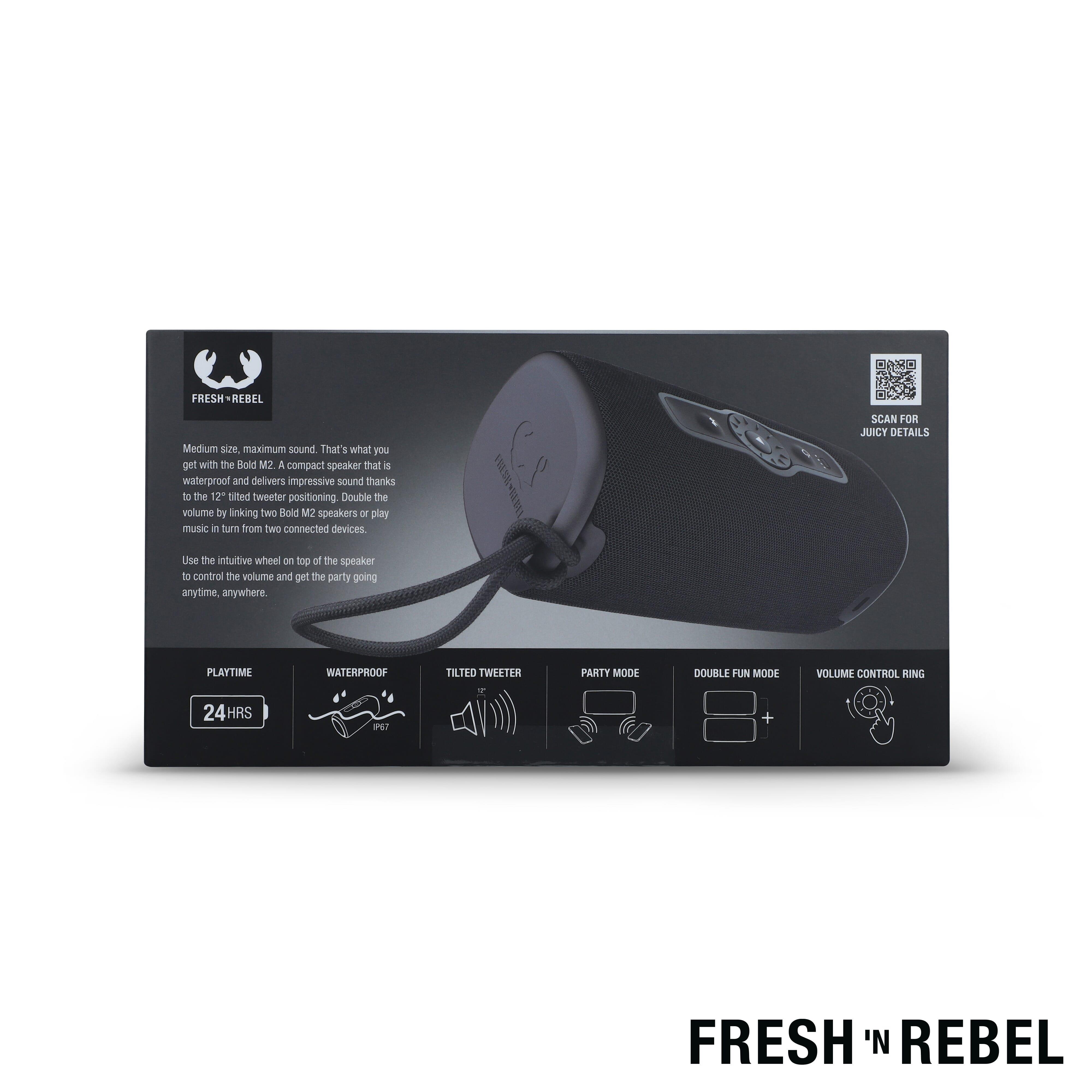 1RB7400 I Fresh ´n Rebel Bold M2-Waterproof Bluetooth speaker