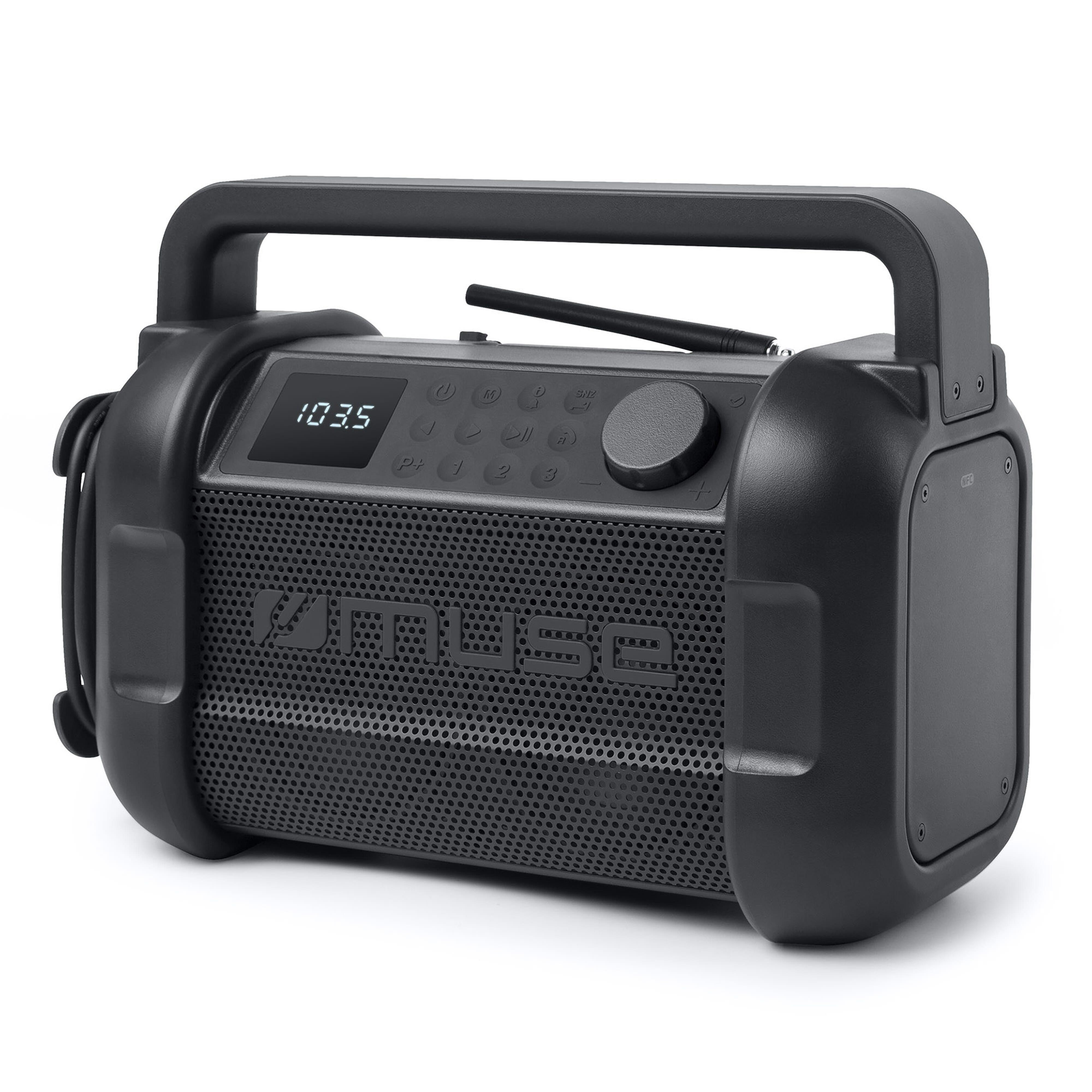 M-928 | Muse arbeitsradio mit bluetooth 20W mit FM-Radio