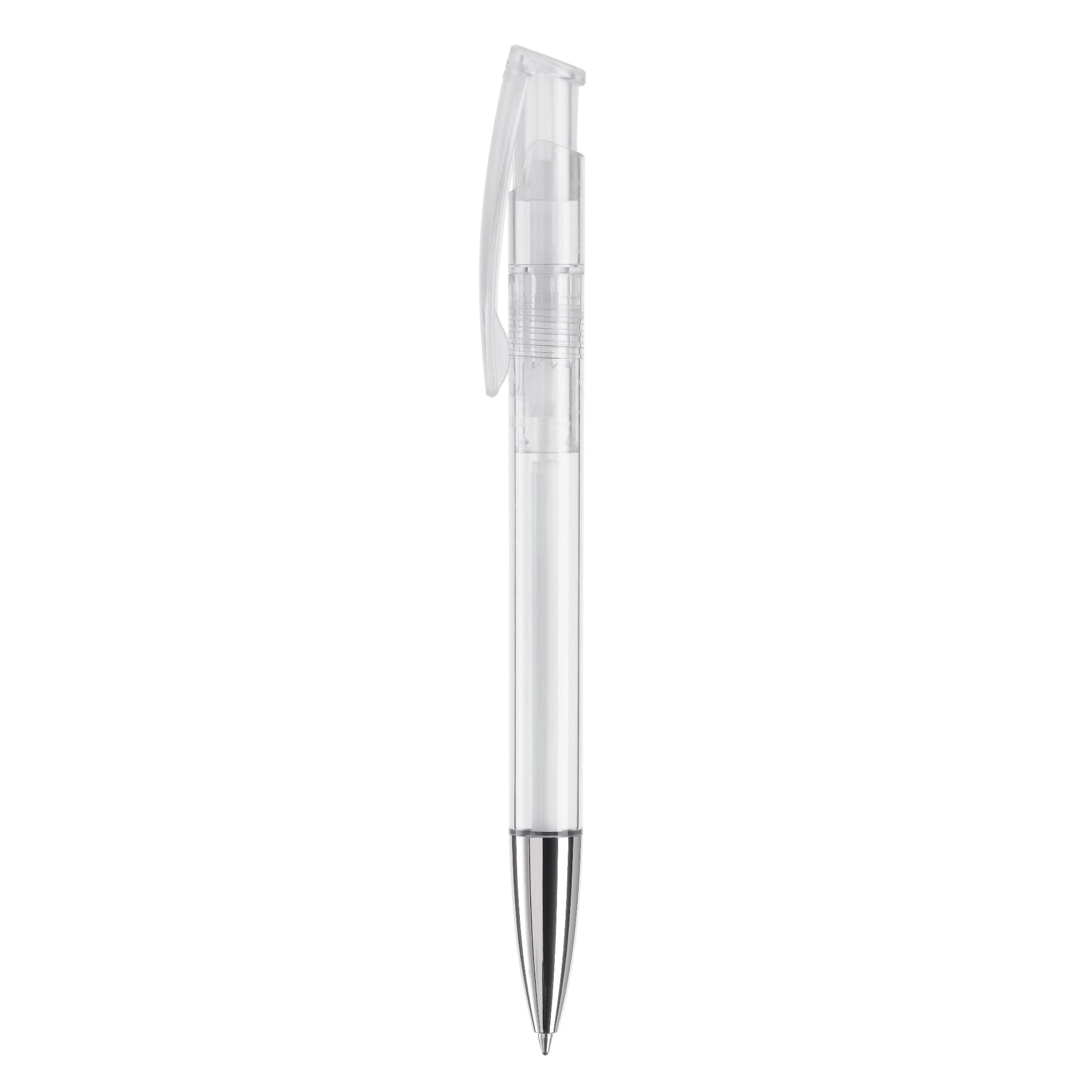 Kugelschreiber Avalon Transparent mit Metallspitze